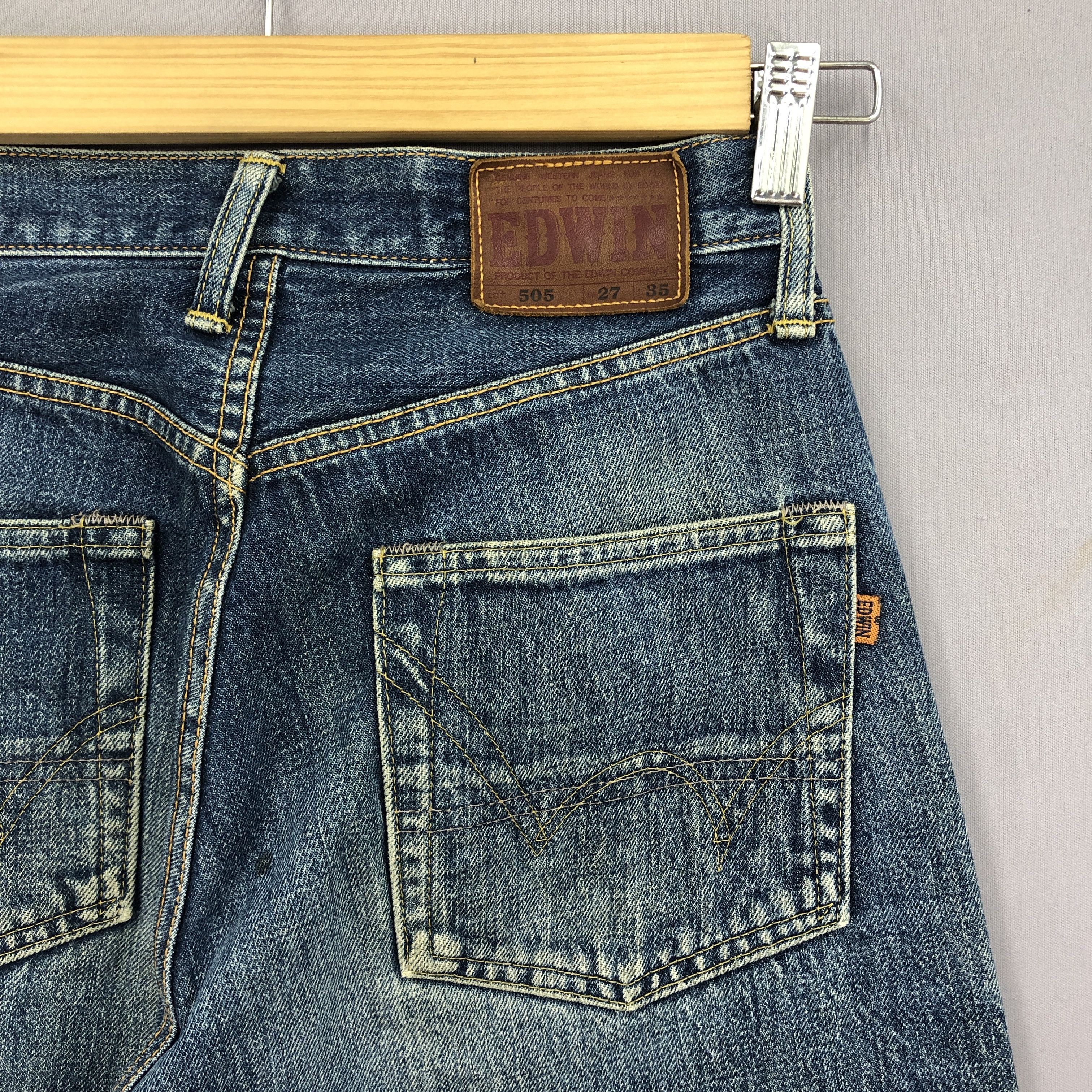 Japanese Brand Vintage Y2K Japanese Redline Jeans Stone Wash Faded Denim Size 26" / US 2 / IT 38 - 5 Thumbnail