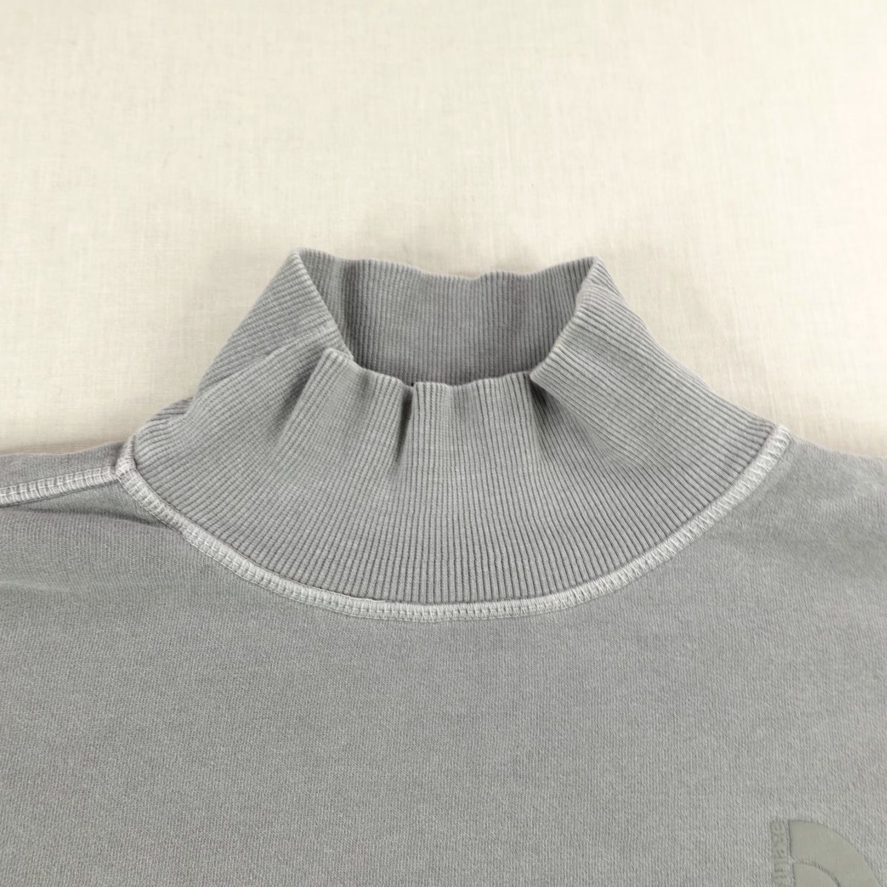 The North Face The North Face Shirt Womens L Gray Turtleneck Pullover Oversized Knit Sweatshirt Size L / US 10 / IT 46 - 2 Thumbnail