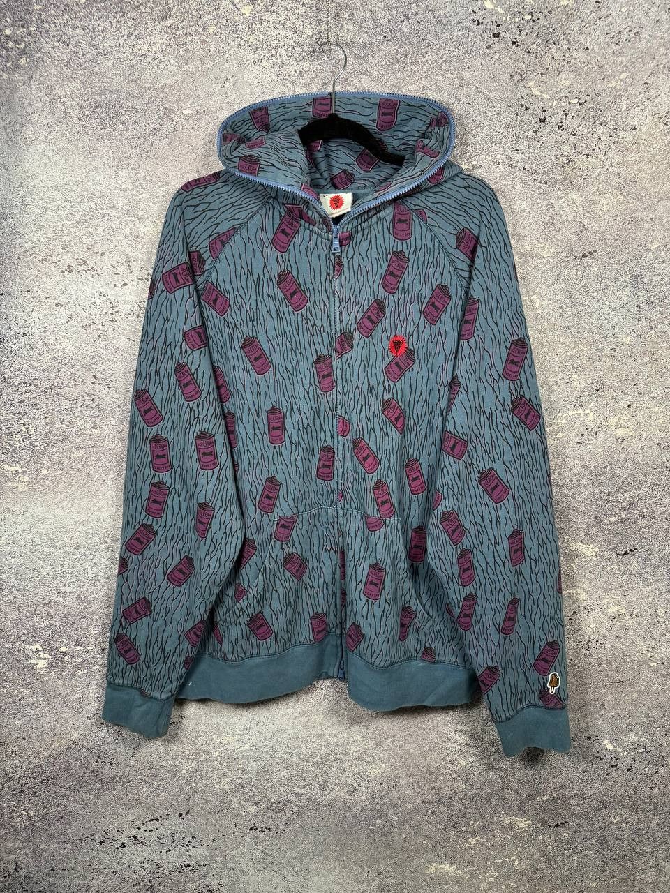 Icecream RARE BBC Icecream Spray Camo Full Zip Hoodie 2XL Size Size US XXL / EU 58 / 5 - 1 Thumbnail