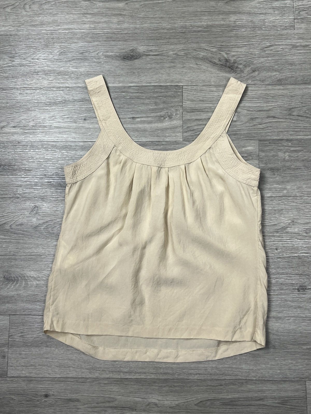 Aspesi Aspesi Lawrence Steele Beige Cupro Flowy Tank Top 42 Size M / US 6-8 / IT 42-44 - 7 Thumbnail