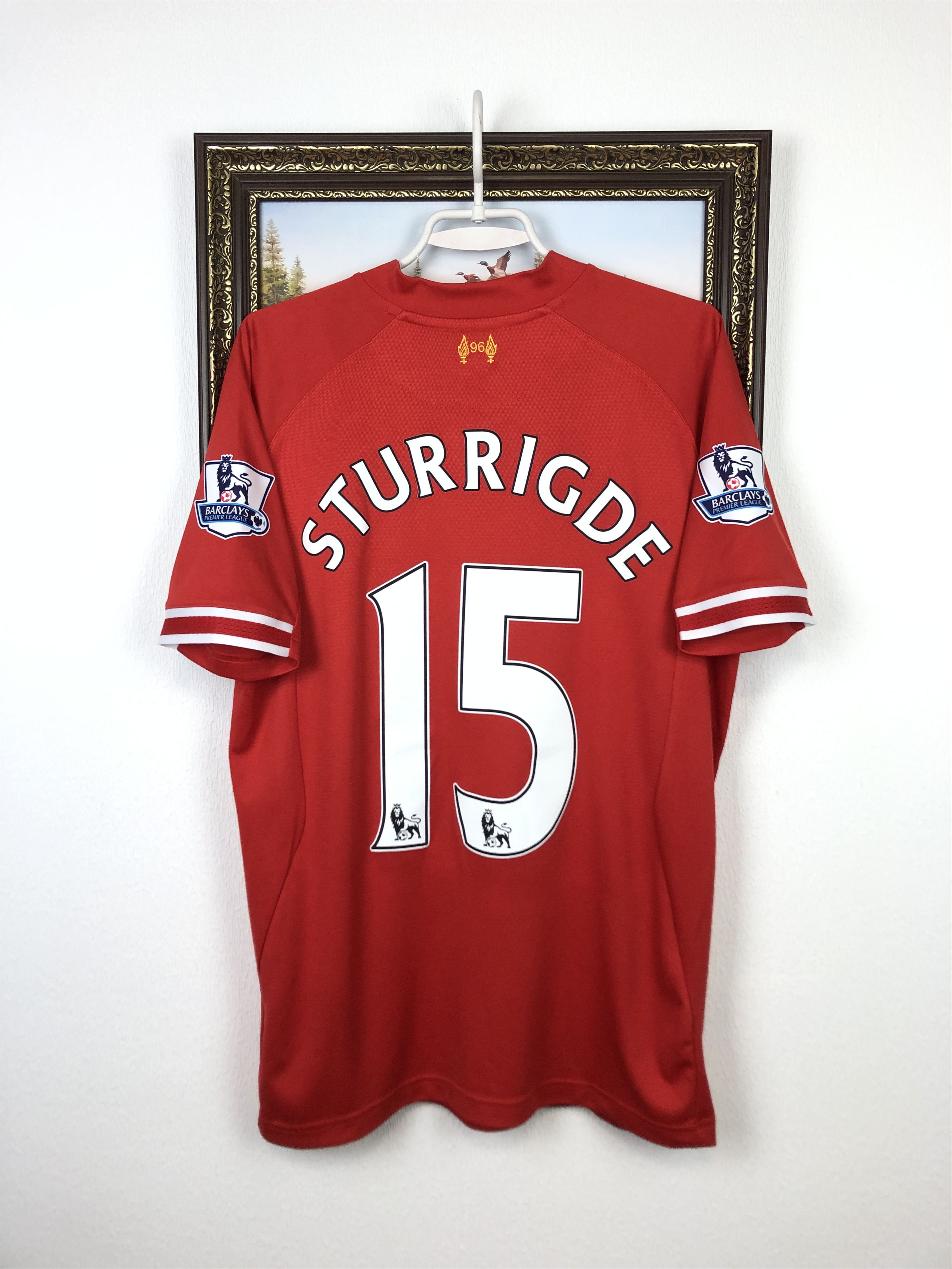 Other Liverpool football shirt 2013 Soccer #15 Sturridge Jersey Size US M / EU 48-50 / 2 - 7 Thumbnail