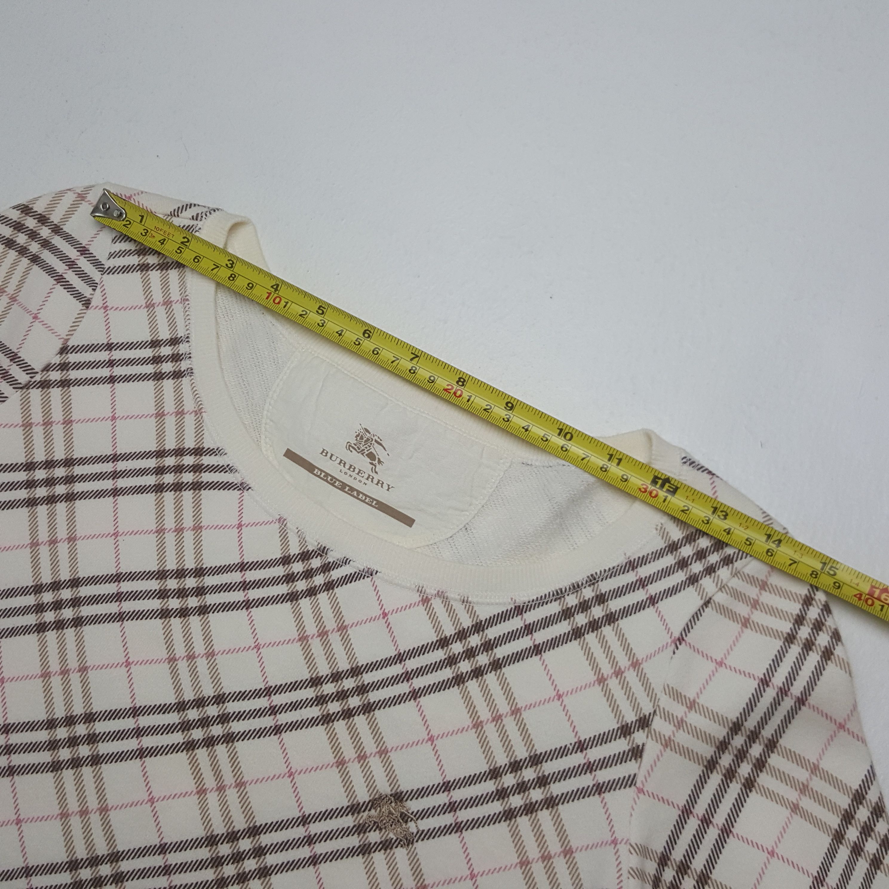 Burberry Vintage Burberry Blue Label Nova Check Sweatshirt Size XS / US 0-2 / IT 36-38 - 5 Thumbnail