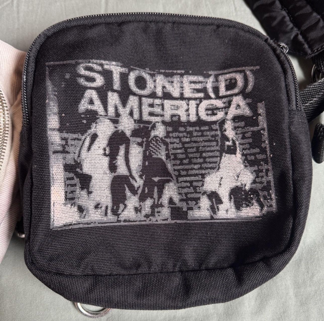 Raf Simons Raf Simons x Eastpak Stoned America crossbody bag | Grailed