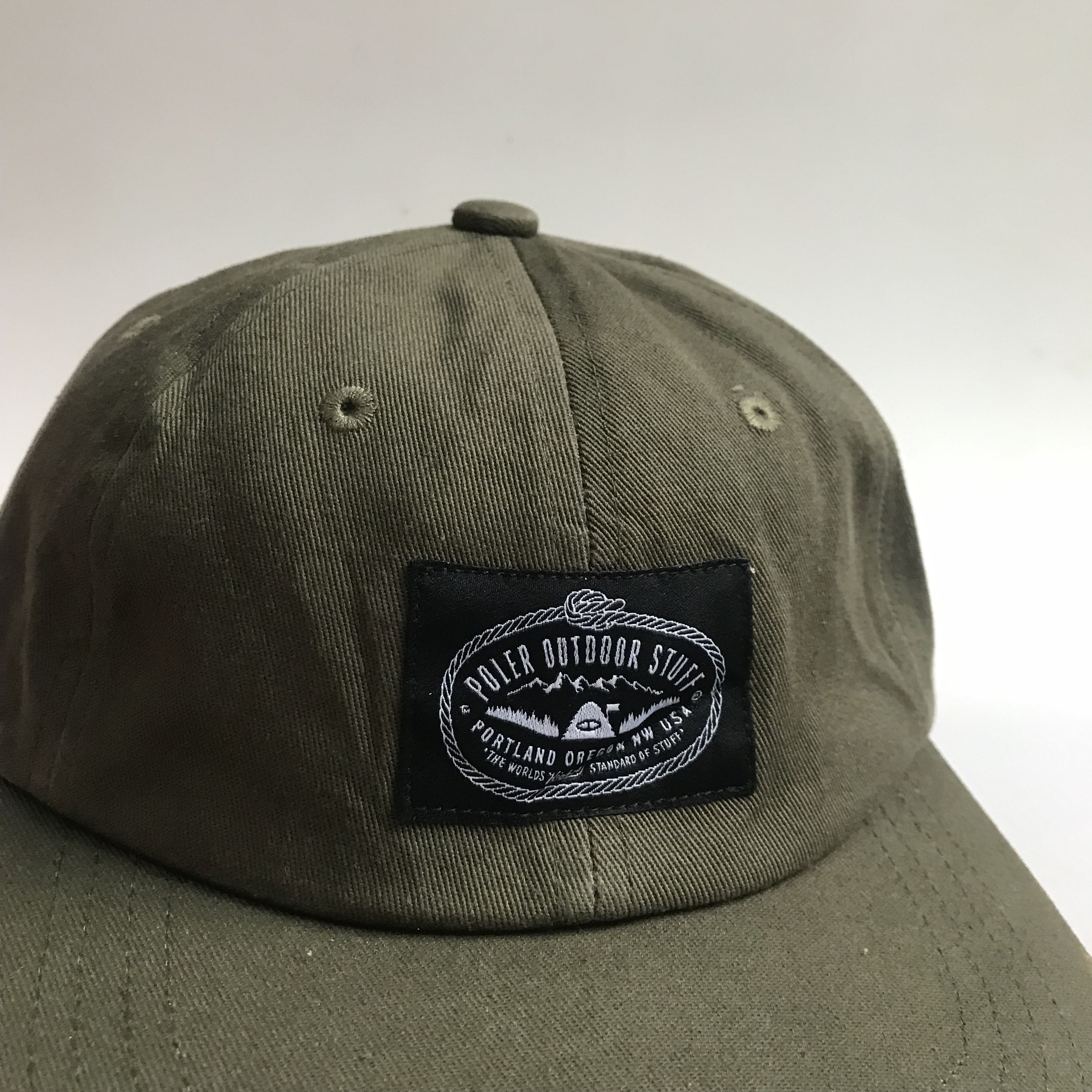 Japanese Brand Poler Five Panel Outdoor Cap Olive Green Colorway Size ONE SIZE - 6 Thumbnail