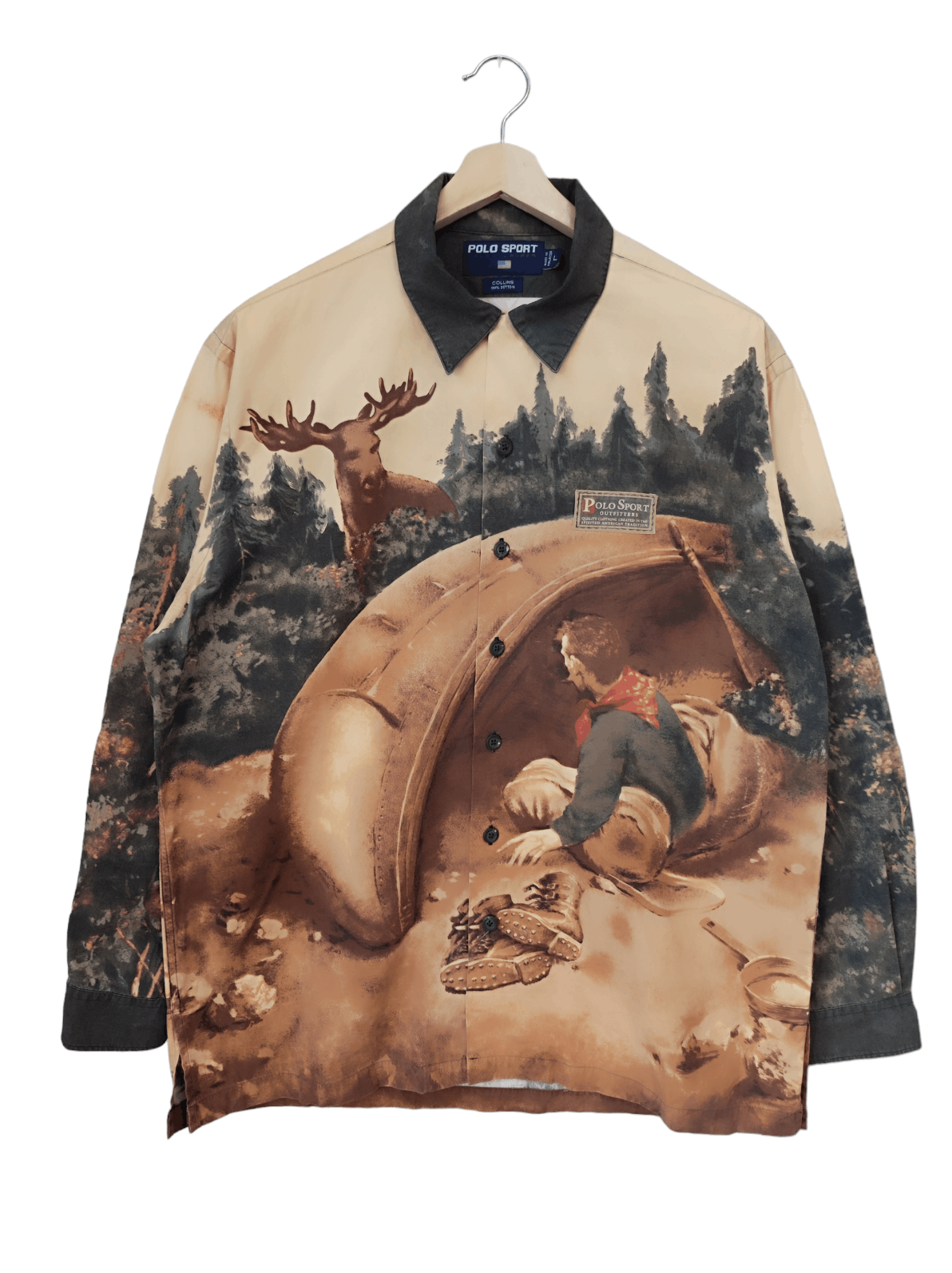 Polo Ralph Lauren × Vintage For Collectors Vintage Polo Sport Outfiters Polo Outdoorsman Size US L / EU 52-54 / 3 - 1 Thumbnail