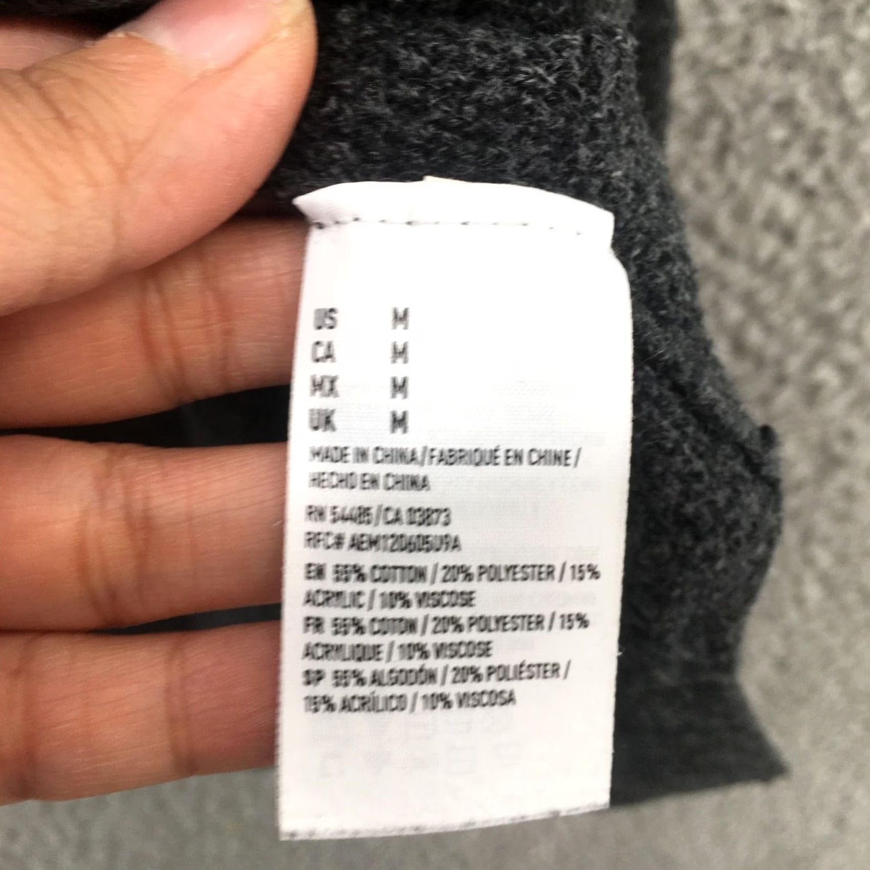 American Eagle Outfitters American Eagle Outfitters Pullover Sweater Womens M Raglan Long Sleeve Gray Cotton Blend Size M / US 6-8 / IT 42-44 - 7 Thumbnail