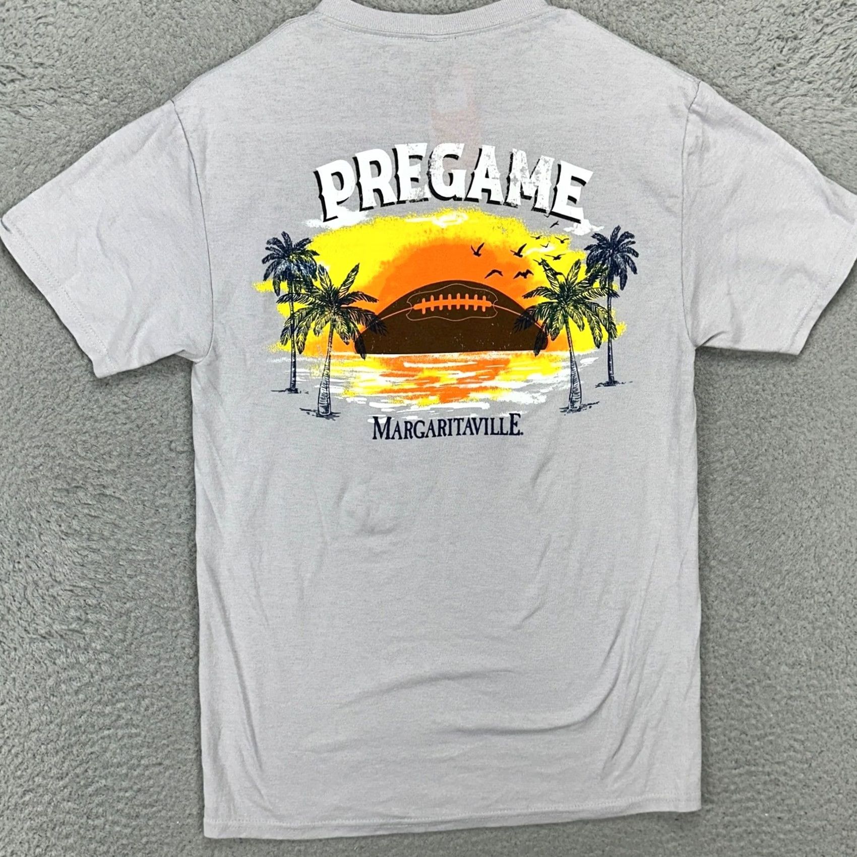 Vintage Margaritaville Mens T-Shirt Small Grey Crewneck Short Sleeve Jacksoni... Jaguar Size US S / EU 44-46 / 1 - 3 Thumbnail