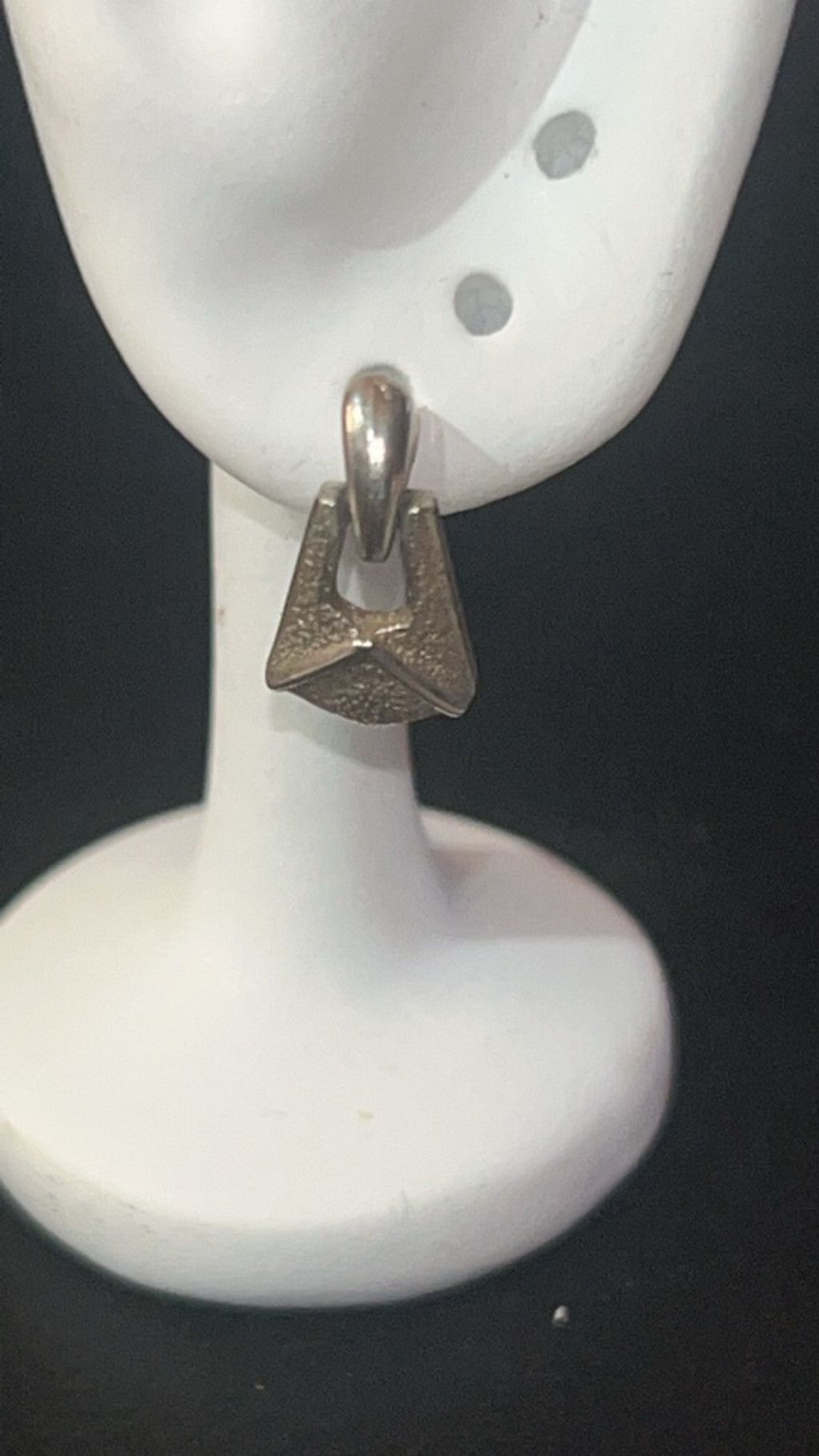 The Unbranded Brand Women's Unbranded Silver Geometric Drop Earrings One Size Size ONE SIZE - 2 Thumbnail