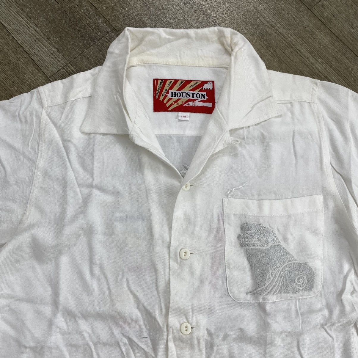 Japanese Brand Vintage Houston Japan Map Toyo Enterprise Bowling Shirt Size US S / EU 44-46 / 1 - 2 Thumbnail
