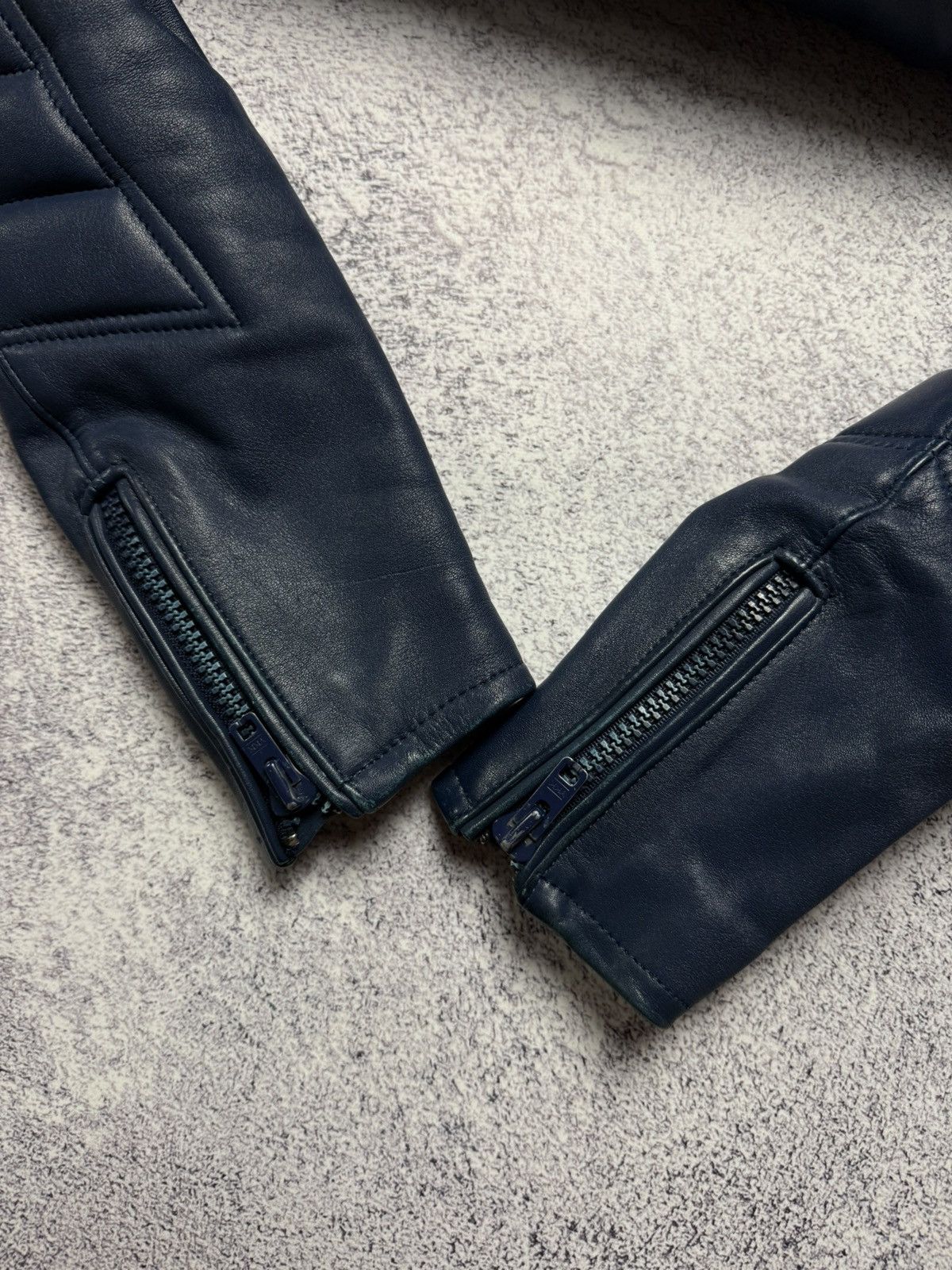 Genuine Leather Vintage IXS Echtes Leder Leather Jacket Moto Racing Style Size US S / EU 44-46 / 1 - 14 Thumbnail
