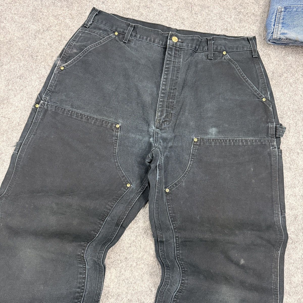 Carhartt Vintage Carhartt B01 BLK Double Knee Denim Size US 38 / EU 54 - 4 Thumbnail