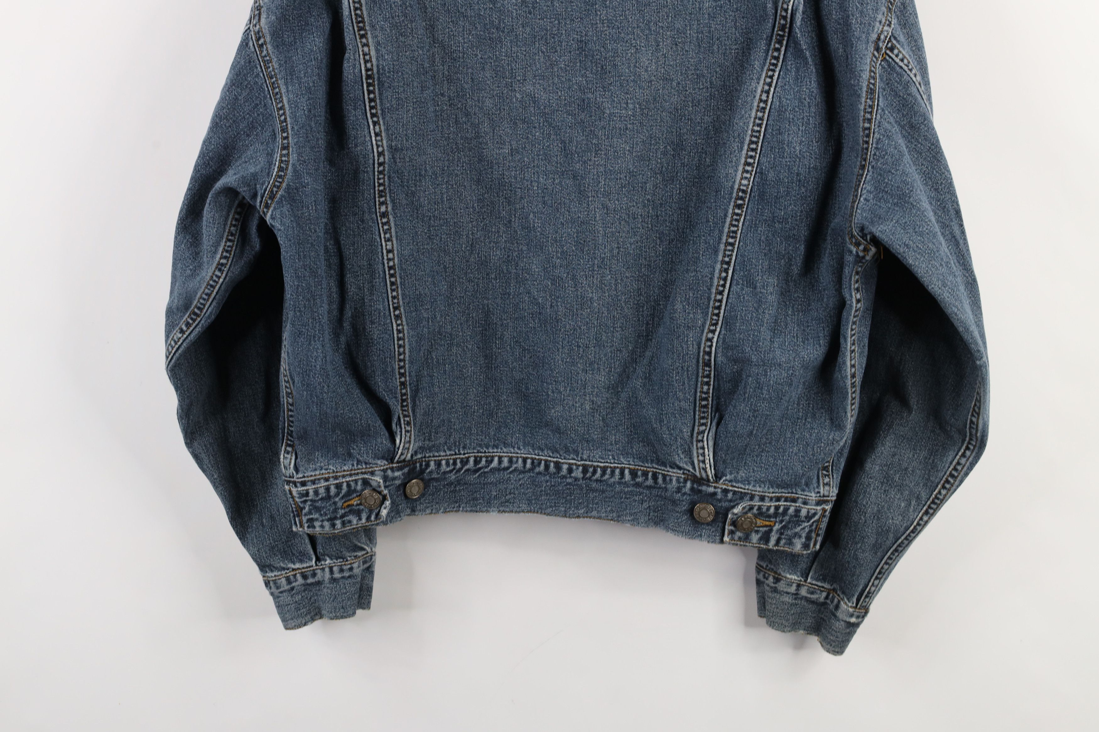 Gap × Vintage Vintage 90s Gap Denim Jean Trucker Jacket Blue Cotton Size US M / EU 48-50 / 2 - 16 Thumbnail