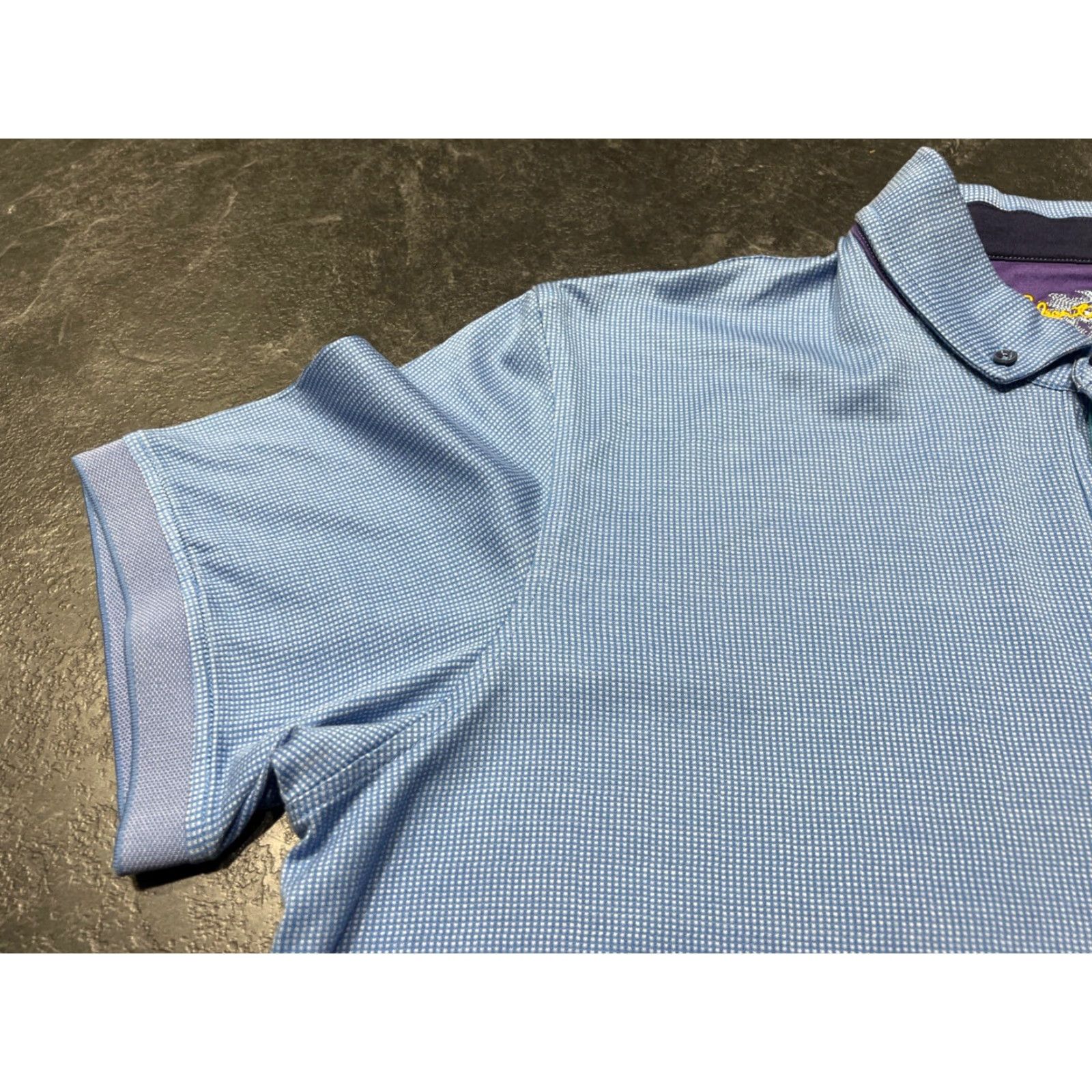 Robert Graham Robert Graham Golf Polo Shirt Men's Short Sleeve Cotton Size 2XL Blue Casual Size US XXL / EU 58 / 5 - 6 Thumbnail