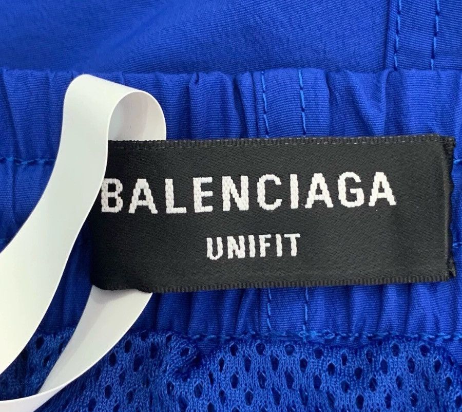 Balenciaga Balenciaga logo embroidered blue elastic waist casual shorts Size 26" / US 2 / IT 38 - 5 Thumbnail