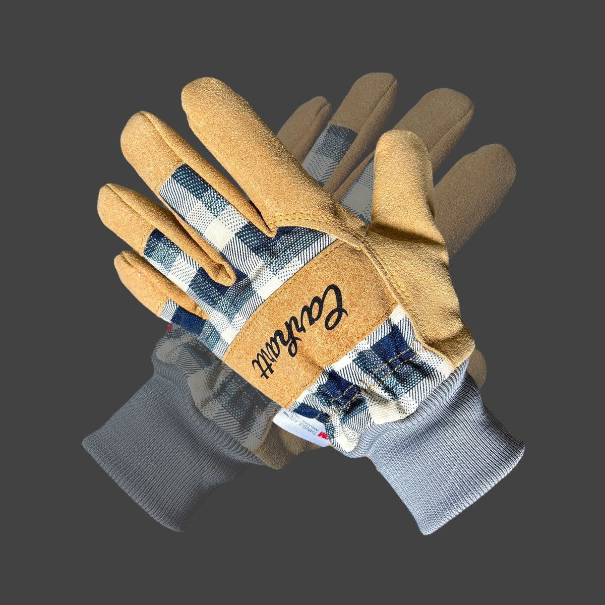 Carhartt Carhartt WA685 Duck Knit Rib Cuff Work Gloves Insulated Sz M Size ONE SIZE - 1 Thumbnail