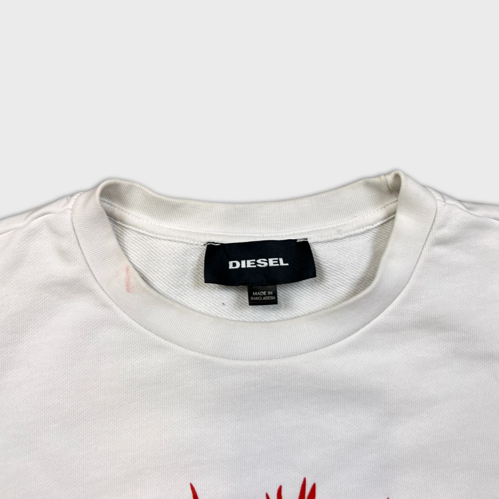 Designer × Diesel Diesel Sweatshirt Medium Industry Graphic Spell Out Crewneck Size US M / EU 48-50 / 2 - 2 Thumbnail