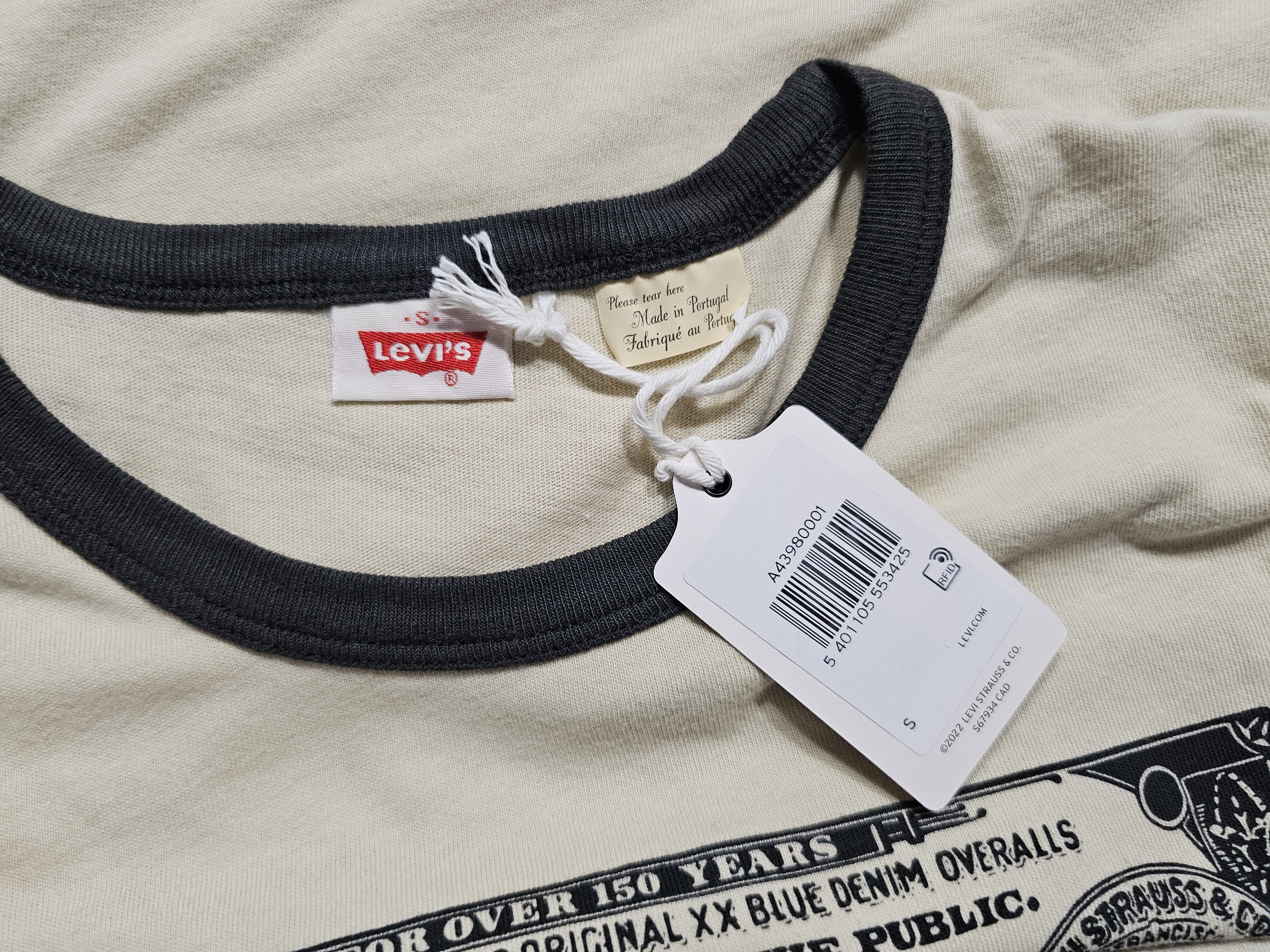 Levi's Vintage Clothing NWT LVC Levi's Vintage Clothing 1970s Ringer Tee S SS23 Size US S / EU 44-46 / 1 - 6 Thumbnail
