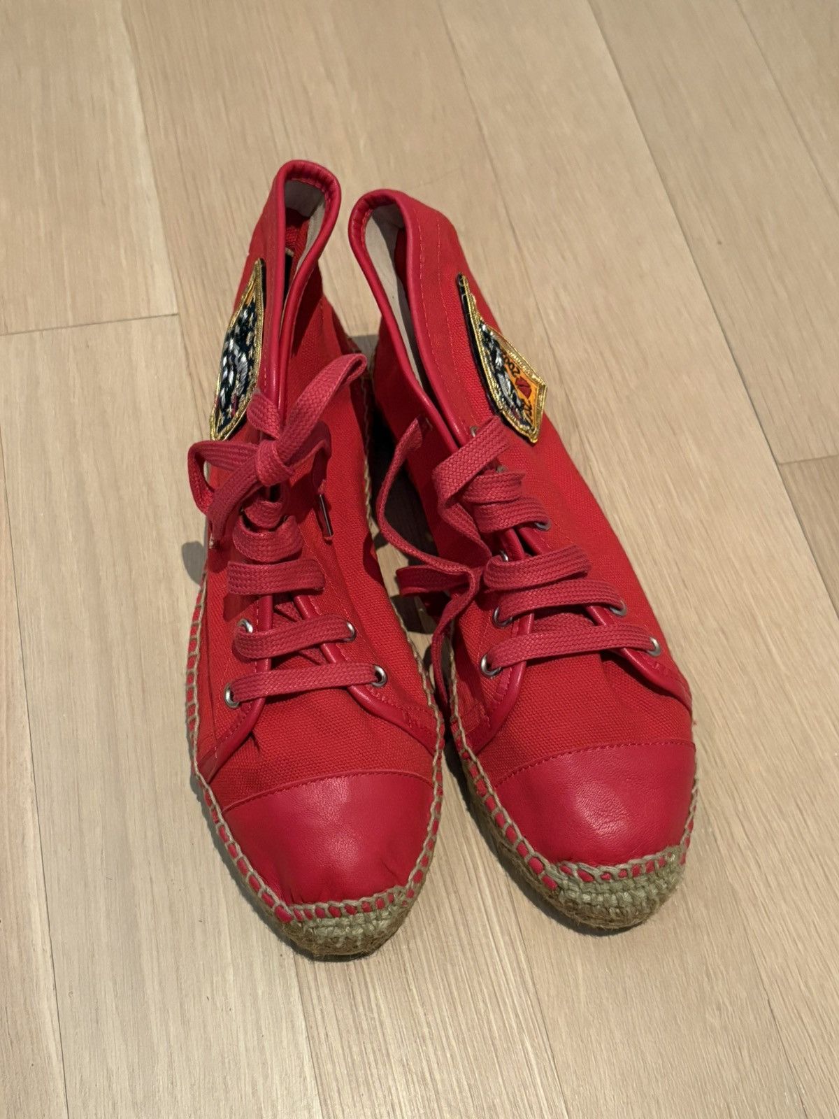 Opening Ceremony Opening ceremony Snake emblem patch high top sneakers Size US 7 / IT 37 - 1 Thumbnail
