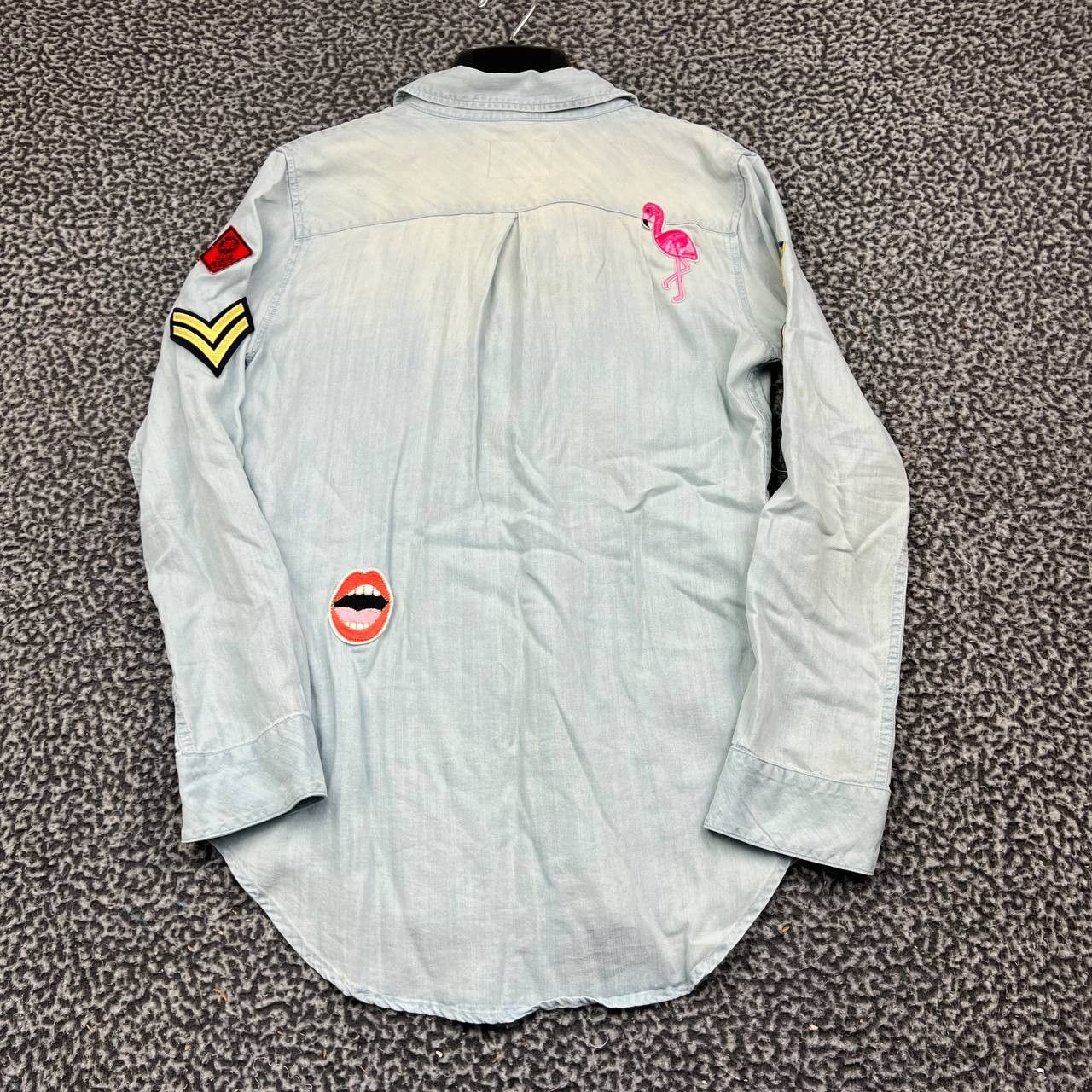 Rails Rails Carter Vintage Wash Shirt Denim Embroidered Patch S Size S / US 4 / IT 40 - 8 Thumbnail