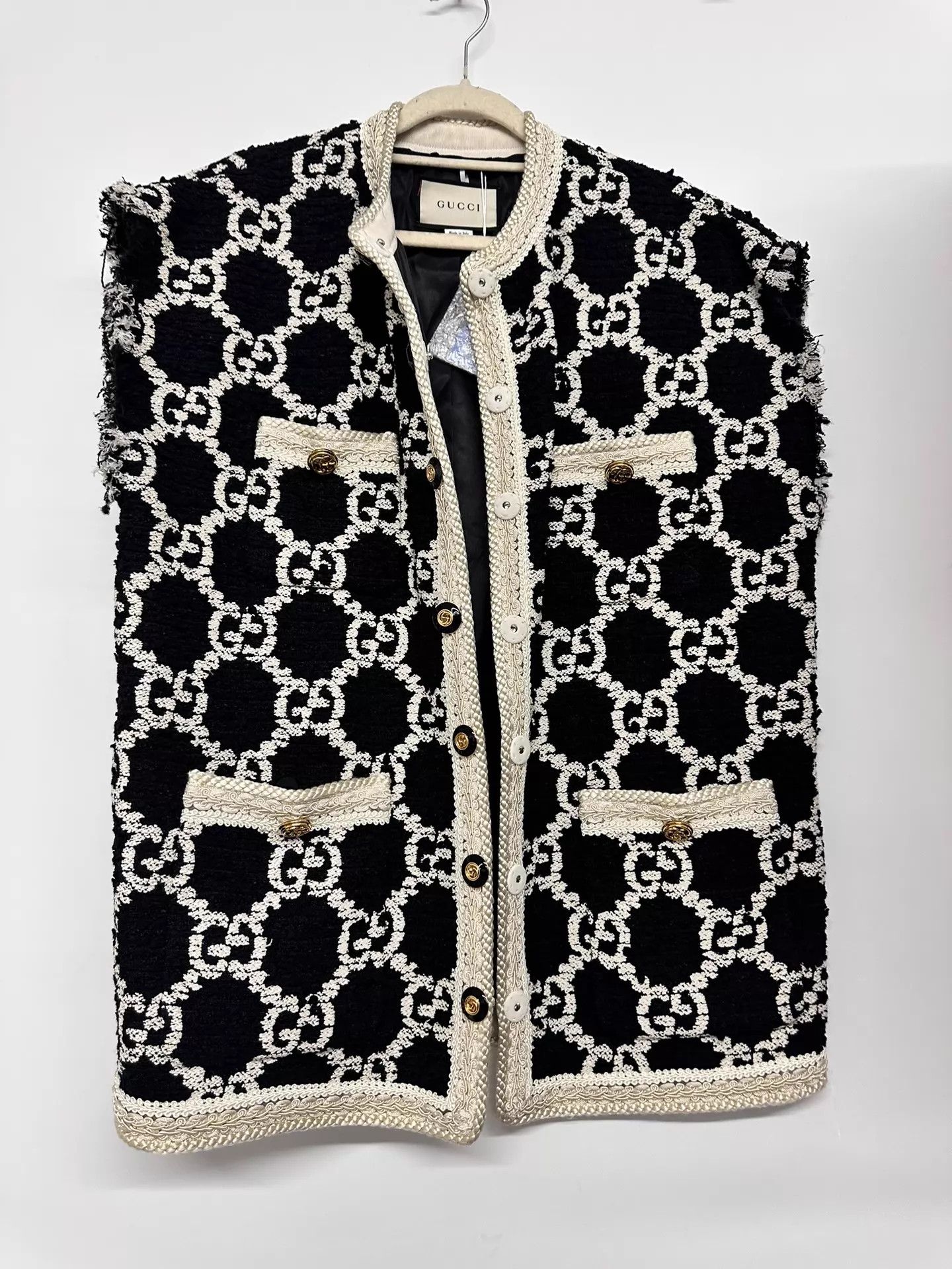 Gucci Gucci All-Over Vest Size 40 Size S / US 4 / IT 40 - 1 Thumbnail