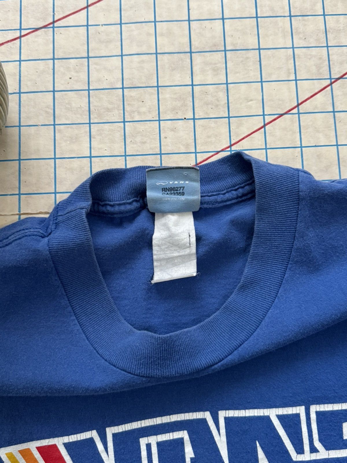 Vans × Vintage Vintage 90’s Y2K Vans Nothing To It Tee Blue Mens Size XL Size US XL / EU 56 / 4 - 8 Thumbnail