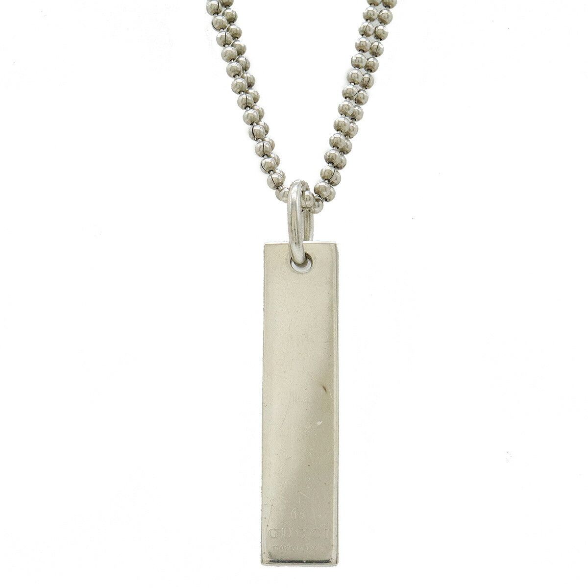 Gucci Gucci Gucci Double Chain Silver Necklace Metal Necklace Size ONE SIZE - 1 Thumbnail