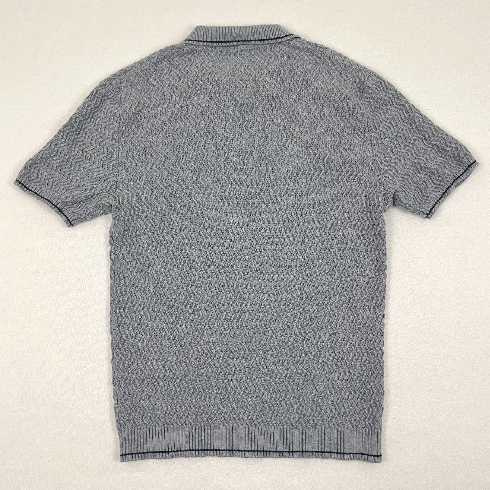 Marine Layer Marine Layer Bryce Zip Polo Shirt Mens M Blue Knit Merino Wool Preppy Size US M / EU 48-50 / 2 - 7 Thumbnail