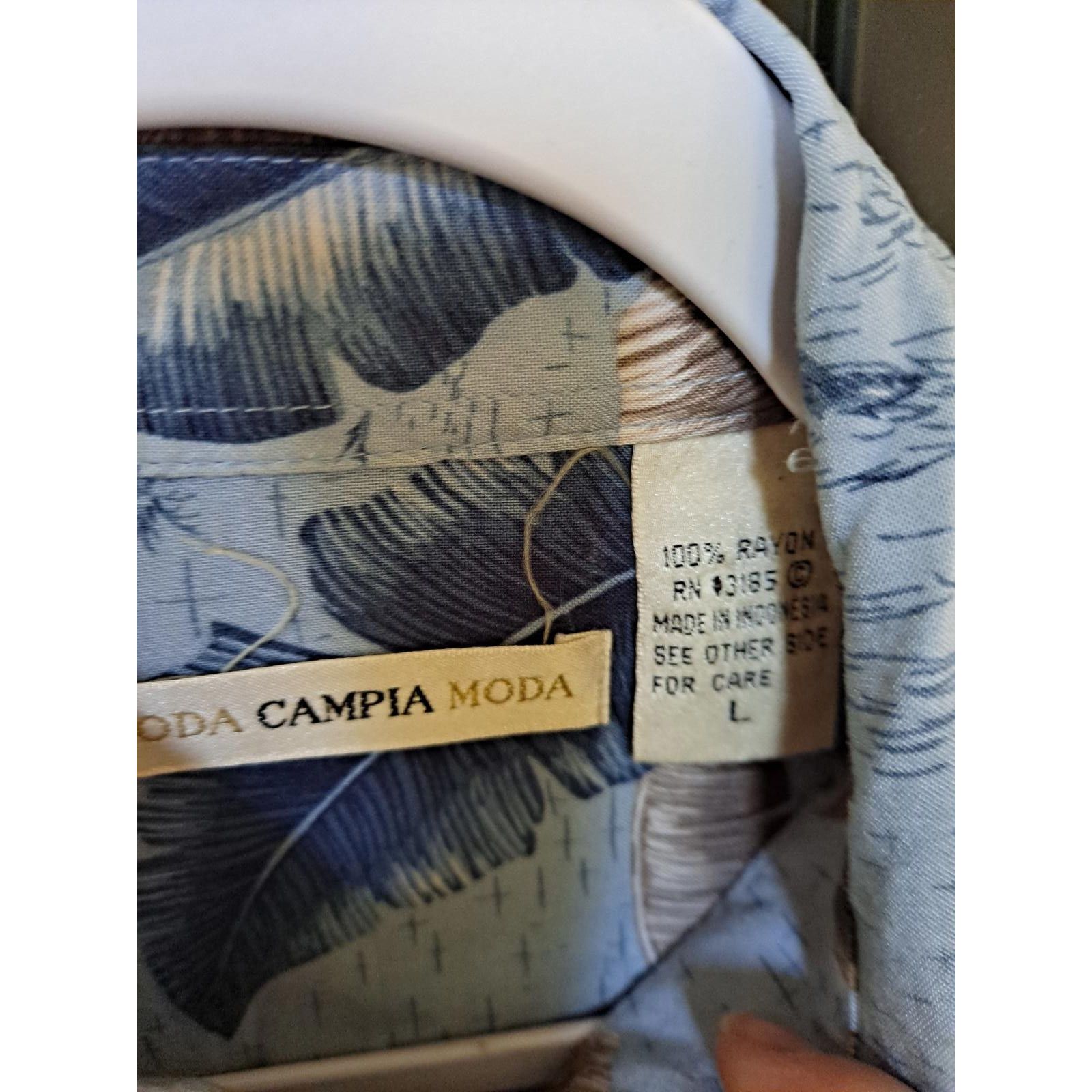 Campia Moda Campia Moda Hawaiian Shirt Size Large Size US L / EU 52-54 / 3 - 3 Thumbnail