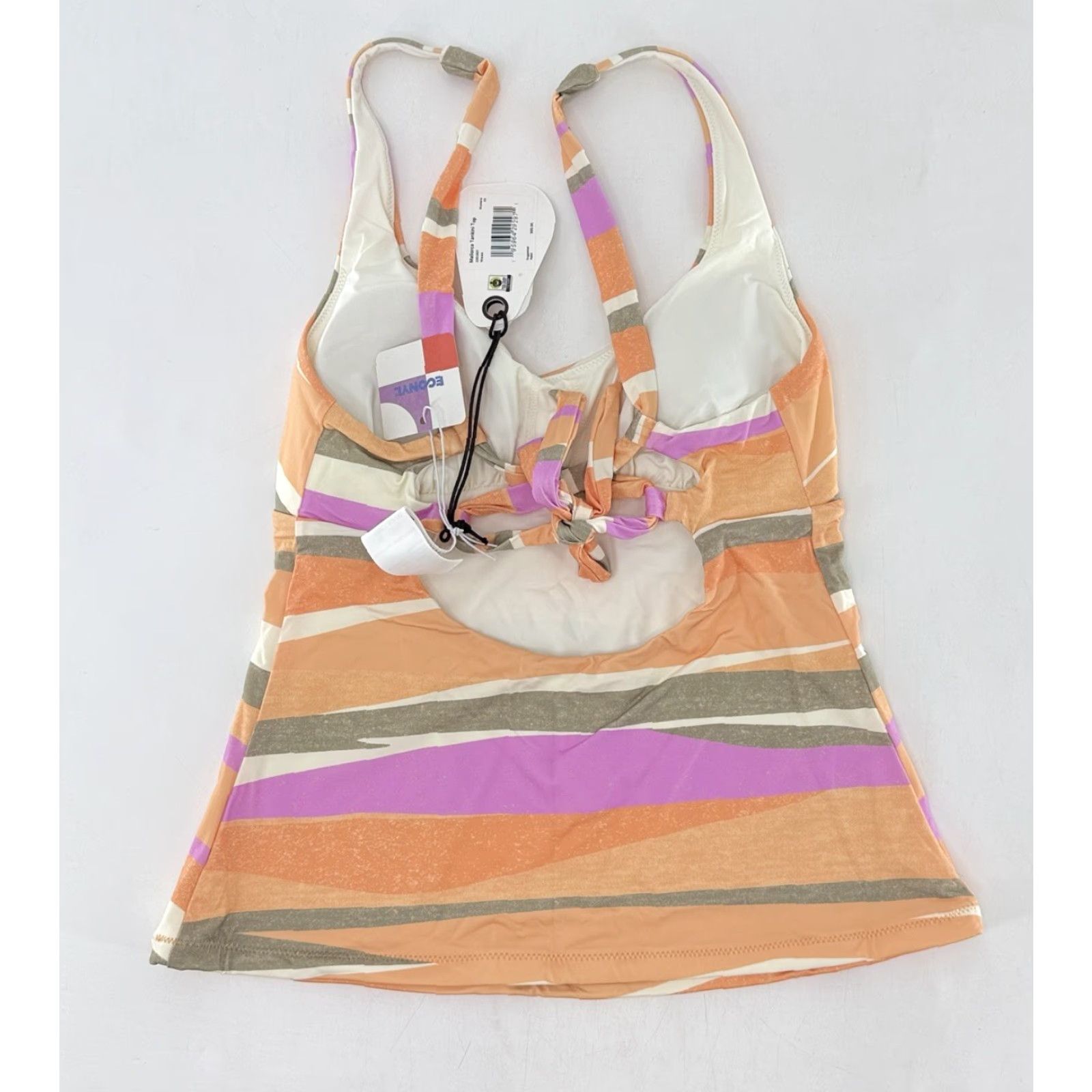 Prana NWT prAna Women's Tankini Swim Top Floral Mallorca Waves Print XS Multicolor Beach Boho Adjustable Spaghetti Strap Size XS / US 0-2 / IT 36-38 - 3 Thumbnail
