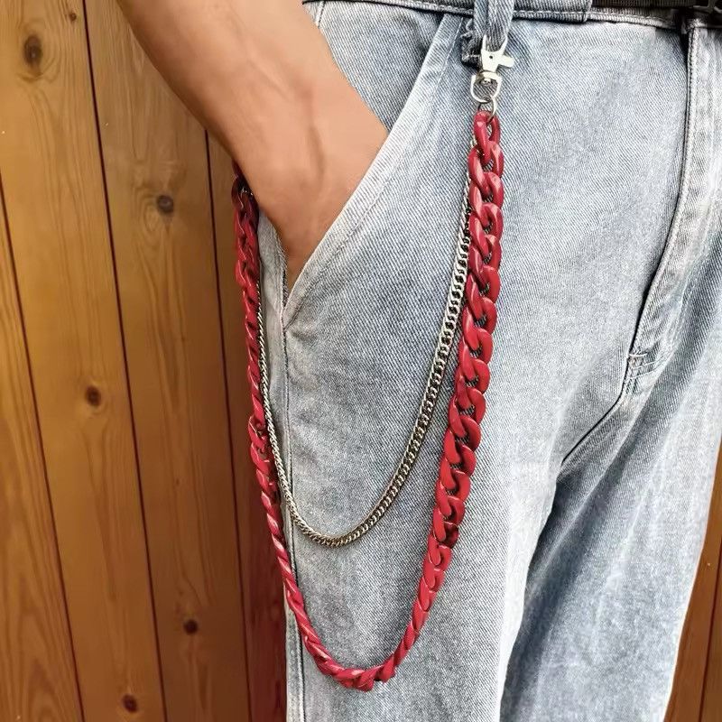Jewelry Retro Red Waist Pants Chain Size ONE SIZE - 1 Thumbnail