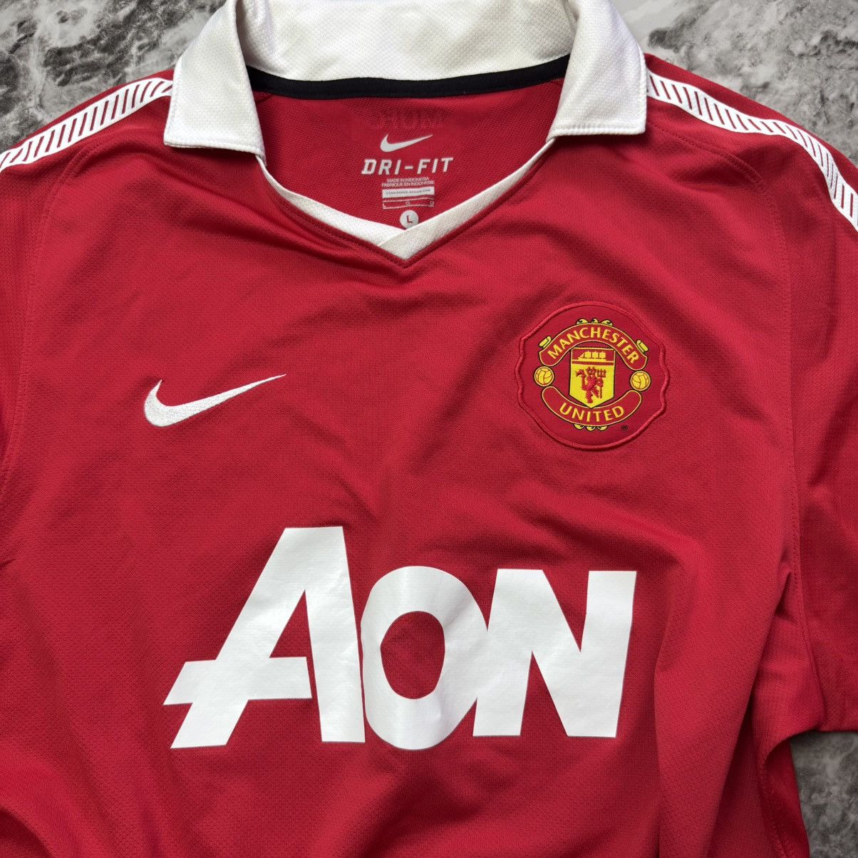 Nike 2010-11 Manchester United Home Shirt Fletcher #24 Size US L / EU 52-54 / 3 - 6 Thumbnail