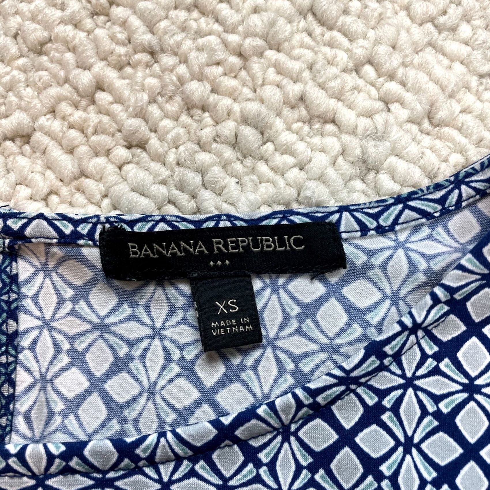 Banana Republic Banana Republic Dress Women XS Blue Striped Knee Length Long Sleeve A-Line Shirt Dress Business Casual Formal Workwear Year nothing Size XS / US 0-2 / IT 36-38 - 5 Thumbnail