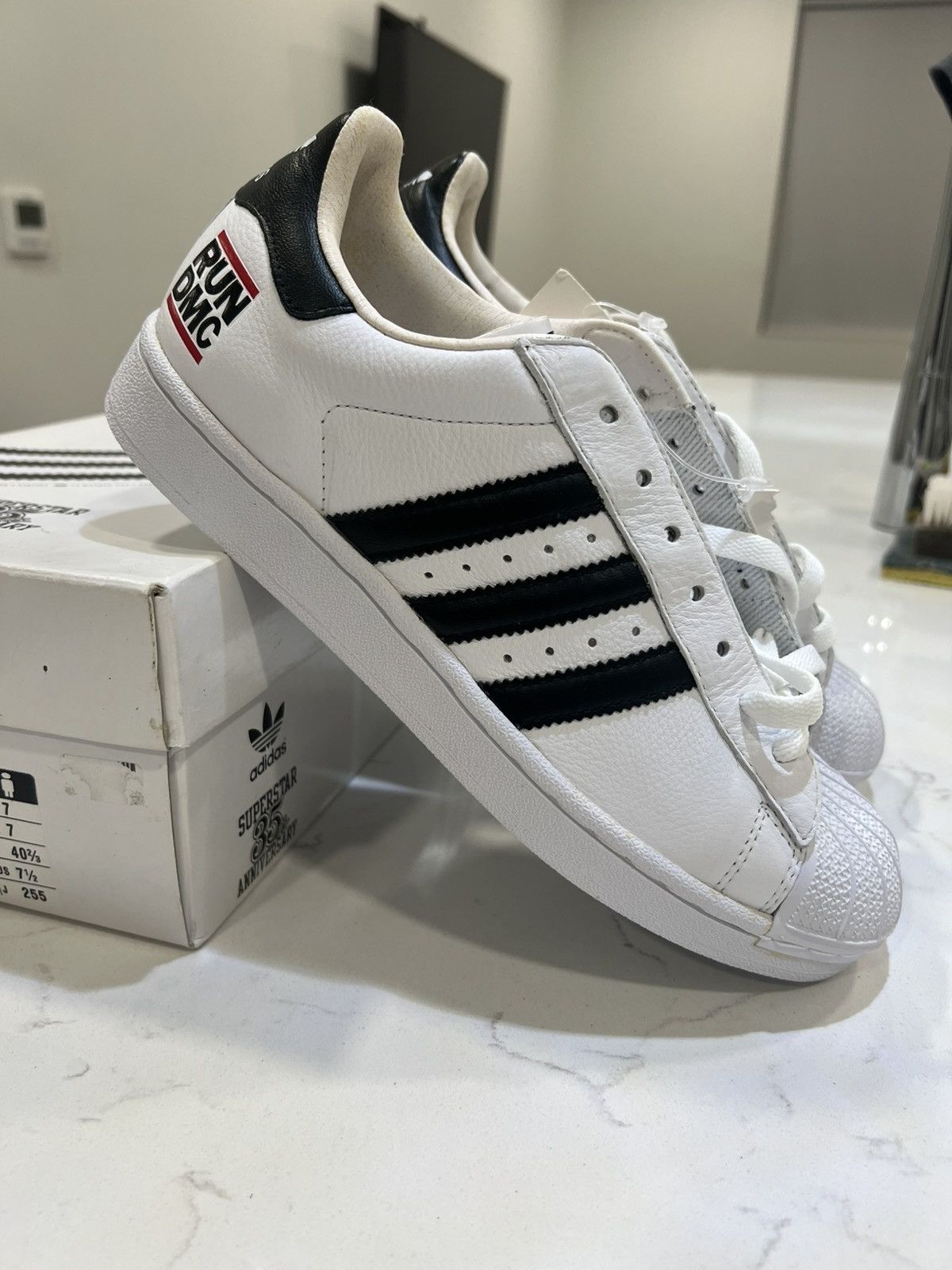 Adidas Adidas superstar 1 music RUN DMC sz 7.5 Size US 7.5 / EU 40-41 - 2 Thumbnail