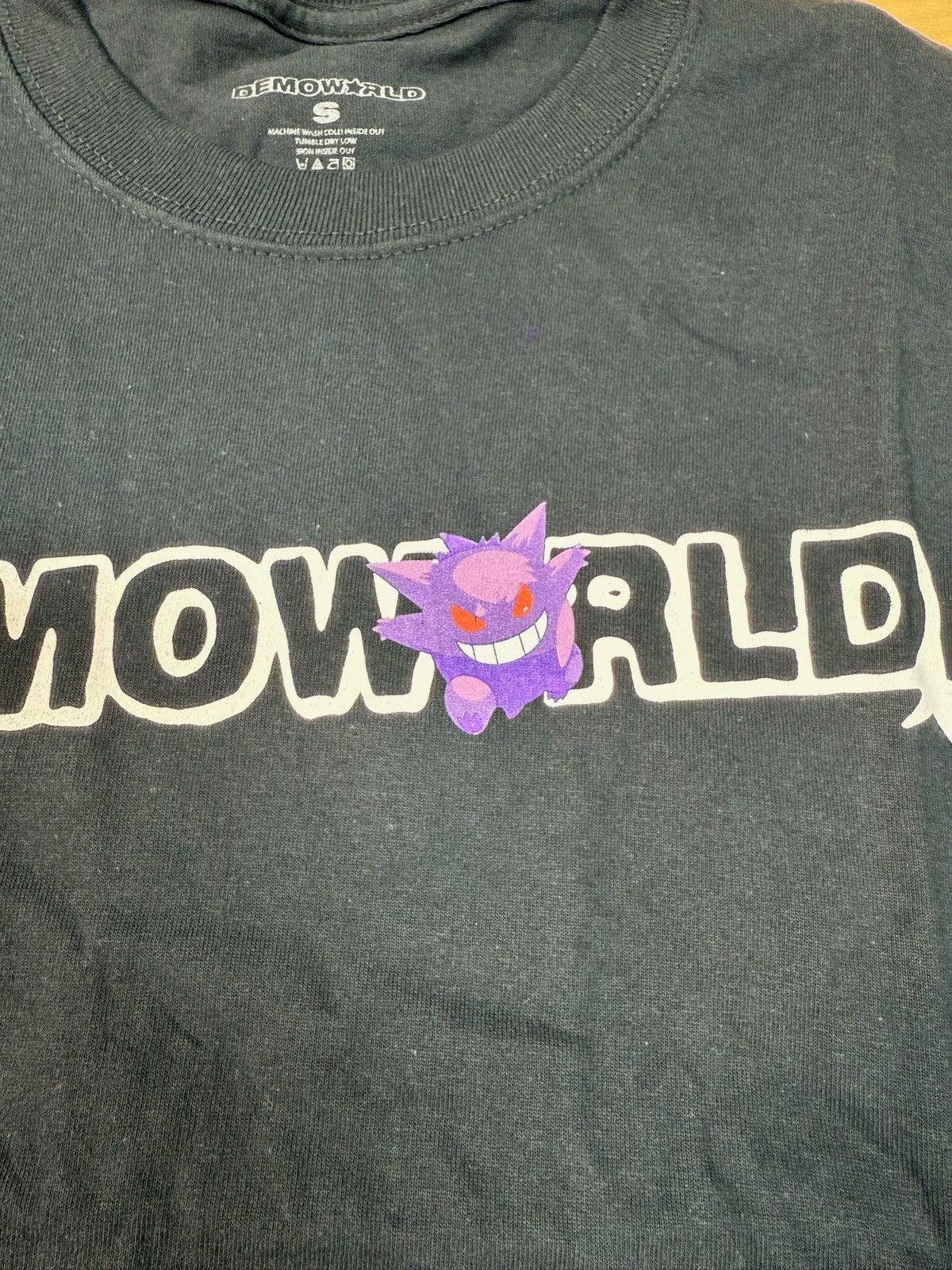 Pokemon × Rap Tees Demo World Gengar Tee Black Small Size US S / EU 44-46 / 1 - 3 Thumbnail