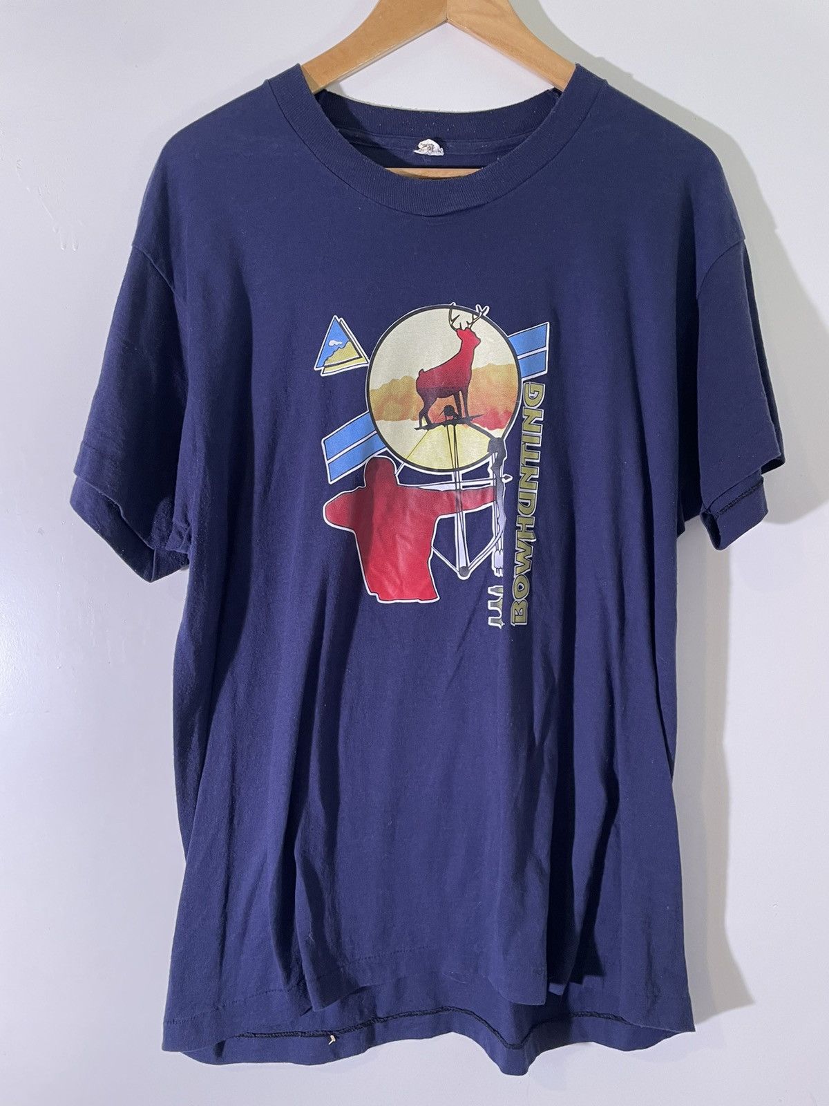 Vintage 80’s 90’s VTG Vintage Bow Hunting Sportswear Graphic Shirt Size US XL / EU 56 / 4 - 1 Thumbnail