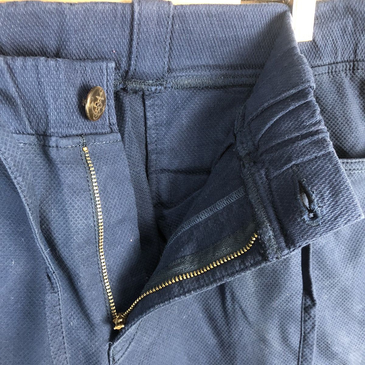 Japanese Brand DL Dope Drakkar Dark Blue Cargo Multipocket Pants #C736 Size US 32 / EU 48 - 12 Thumbnail
