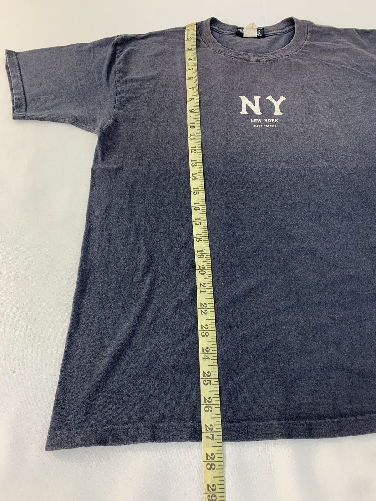 Vintage NY Black Yankees Negro League Baseball Museum Spell Out Tee Size US M / EU 48-50 / 2 - 9 Thumbnail