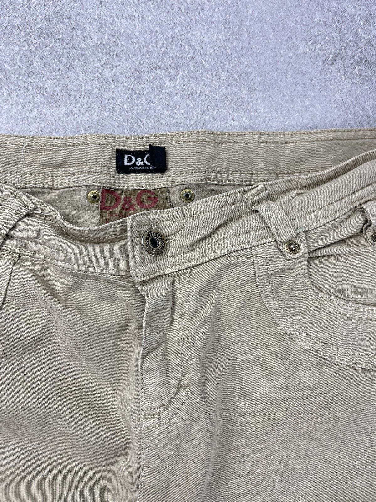 Dolce & Gabbana Vintage Dolce & Gabbana Cotton Trousers Pants Size 29 Size 29" - 6 Thumbnail