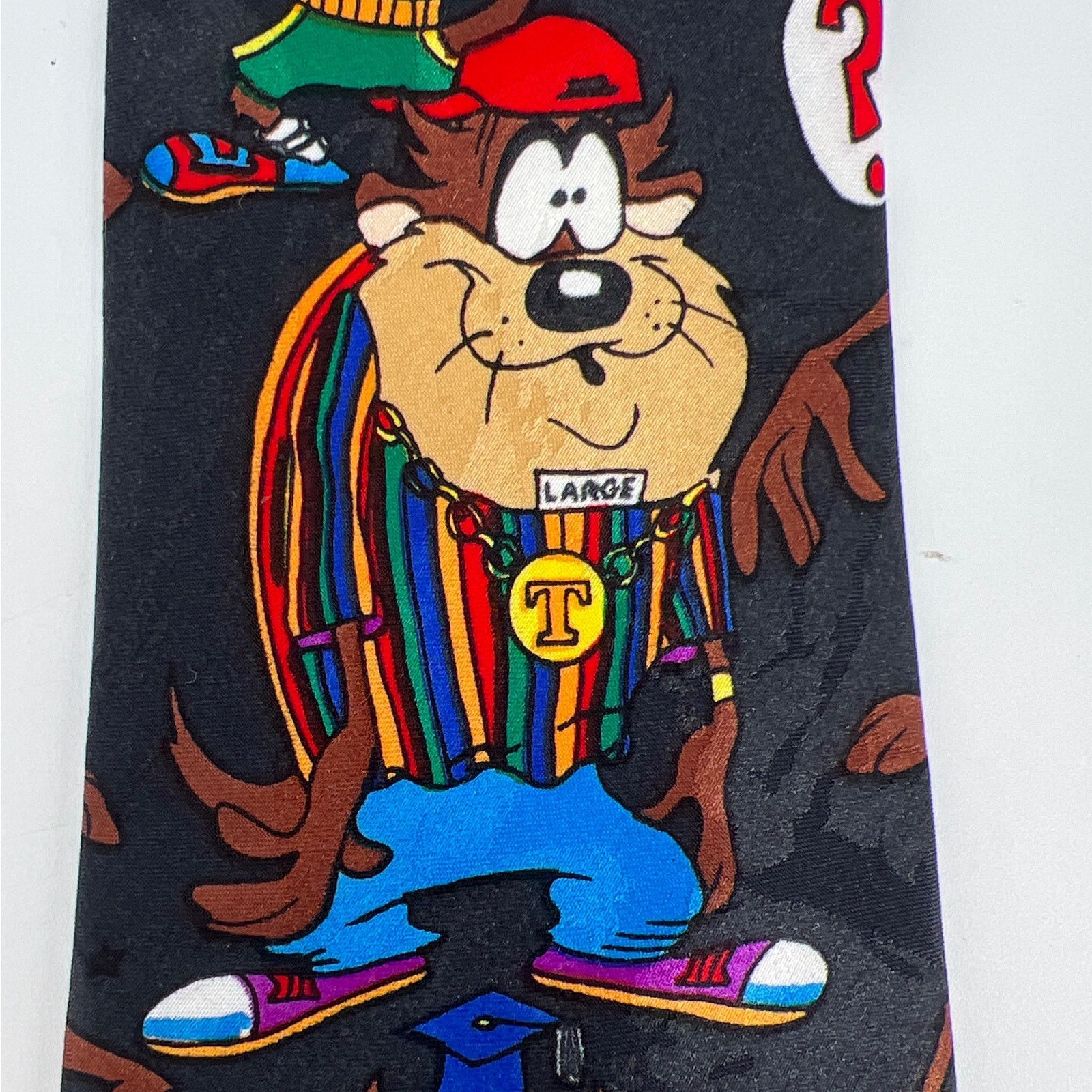 Vintage × Warner Bros 90s Taz Tasmanian Devil Looney Tunes neck tie 1990s vintage Size ONE SIZE - 5 Thumbnail