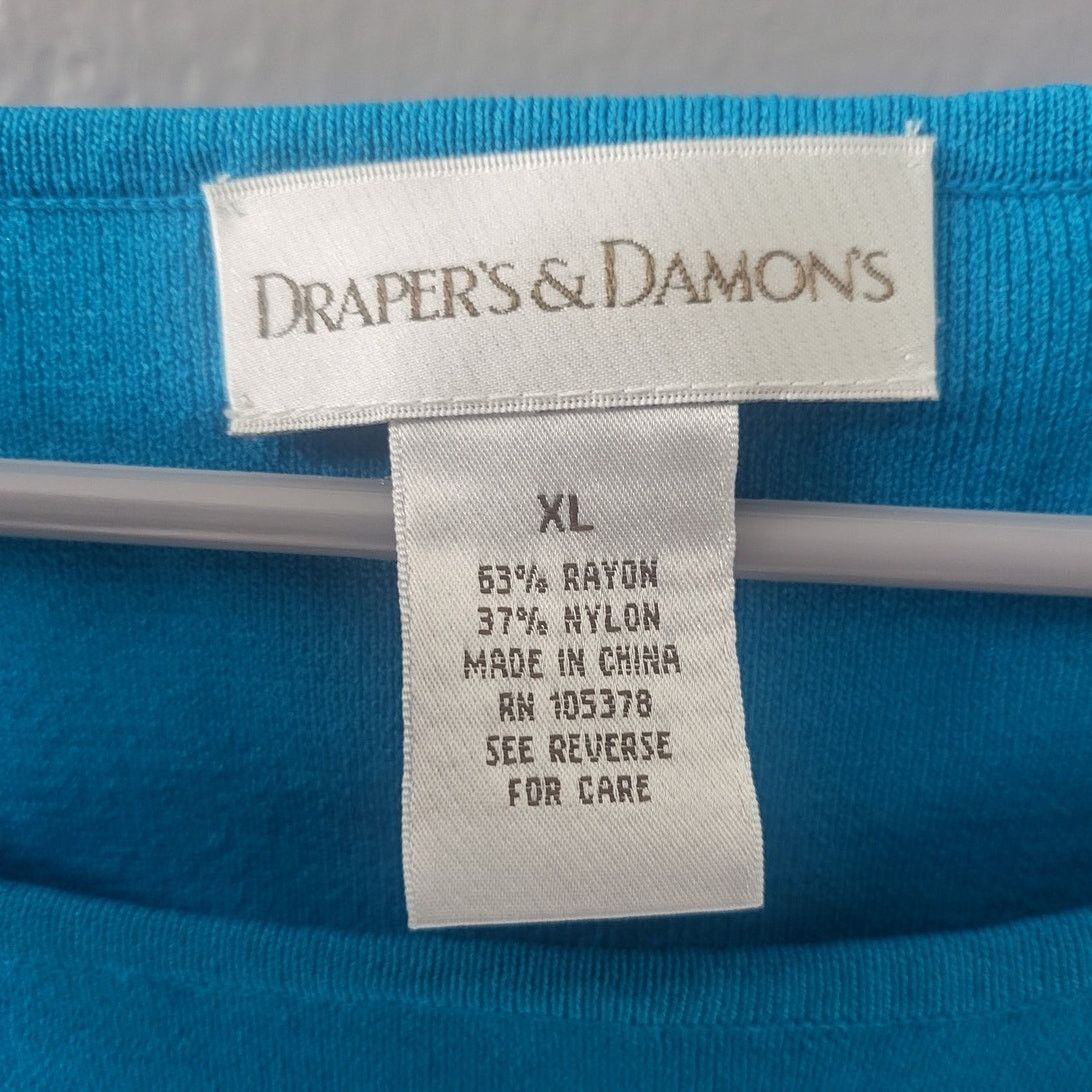 Other Draper's & Damon Neon Blue Sleeveless Shirt - XL Size XL / US 12-14 / IT 48-50 - 3 Thumbnail