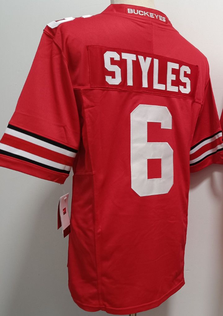 Other Men's Ohio State Buckeyes #6 Sonny Styles Red Jersey Size US S / EU 44-46 / 1 - 3 Thumbnail