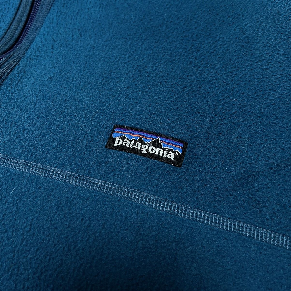 Patagonia × Vintage Vintage Patagonia Fleece Zip Jacket sweater Y2K made in USA🇺🇸 Size US L / EU 52-54 / 3 - 7 Thumbnail