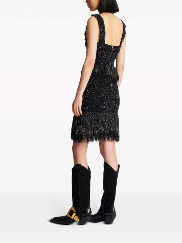 Balmain o1y0625 Mini Skirt in Black Size 28" / US 6 / IT 42 - 5 Thumbnail