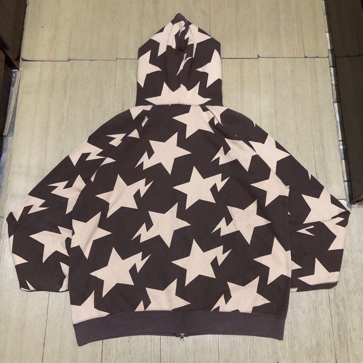 Bape Sta Pattern Full Zip Hoodie 2007 Size US L / EU 52-54 / 3 - 2 Thumbnail