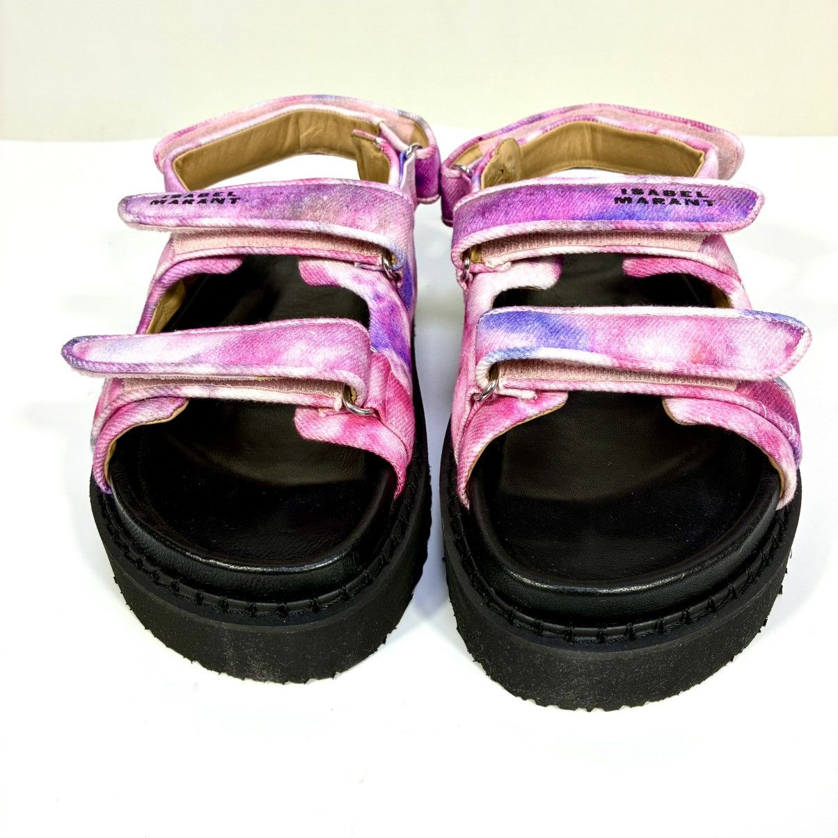 Isabel Marant Isabel Marant Madee Platform Sandal Mulberry Tie Dye 41 10 Size US 10 / IT 40 - 15 Thumbnail