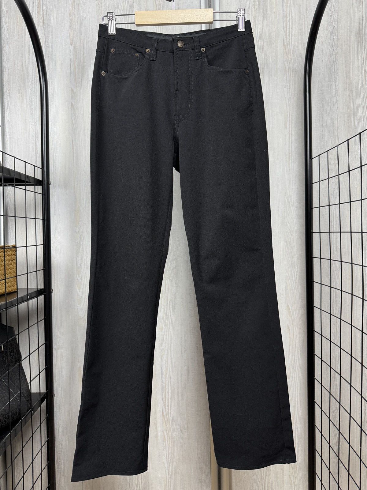 Marithe + Francois Girbaud Marithe Francois Girbaud black nylon stretch pants Size 27" / US 4 / IT 40 - 2 Thumbnail