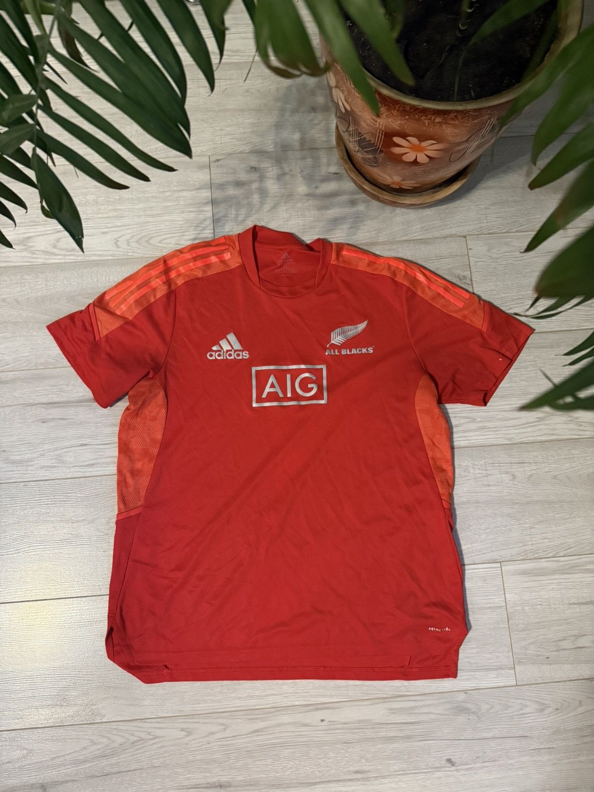 Adidas Adidas All Blacks Jersey shirt GU3184 New Zealand kit 2020 Size US XL / EU 56 / 4 - 1 Thumbnail