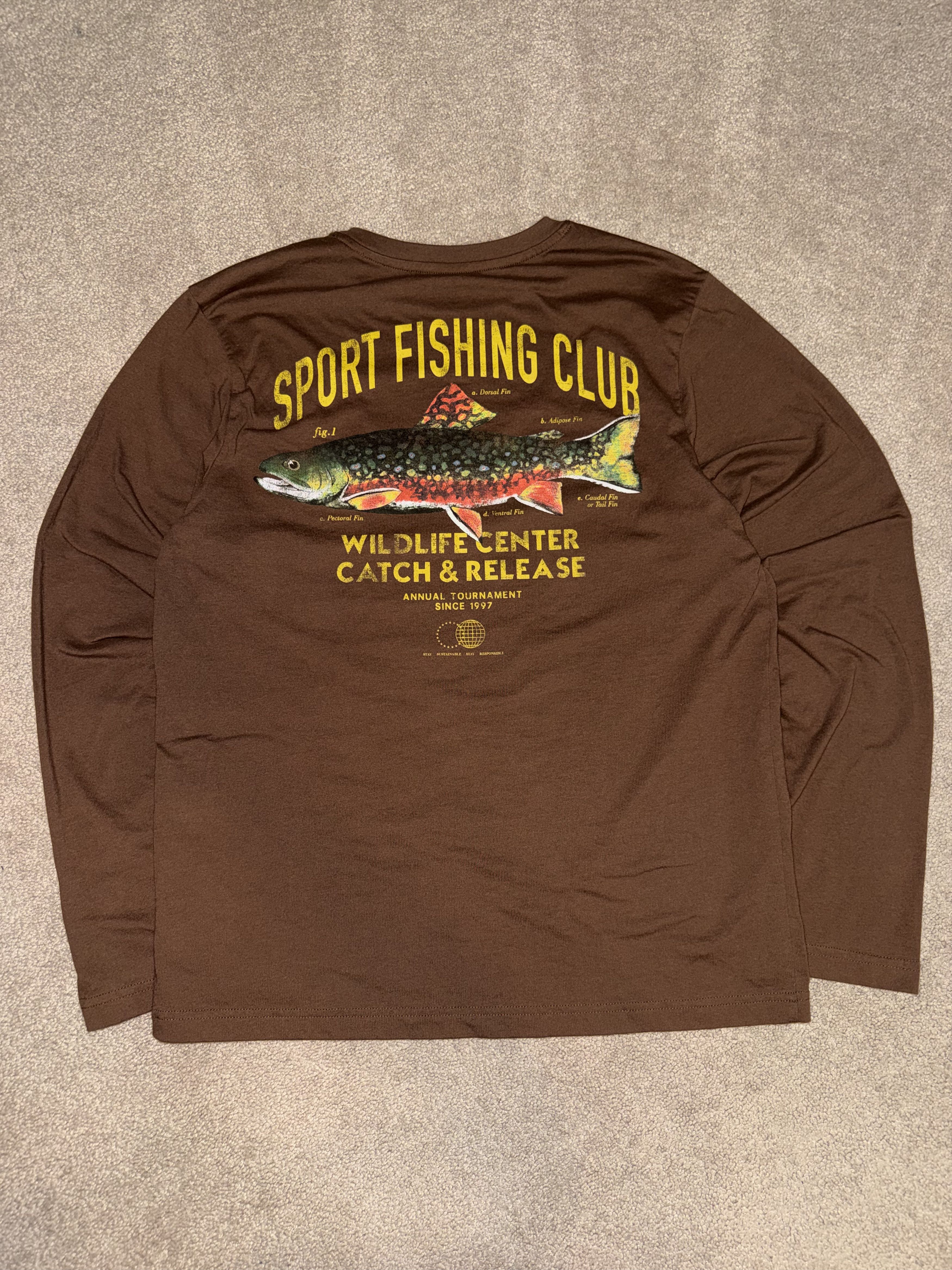 Target Basics Vintage Long Sleeve Fish Tee Size US S / EU 44-46 / 1 - 2 Thumbnail