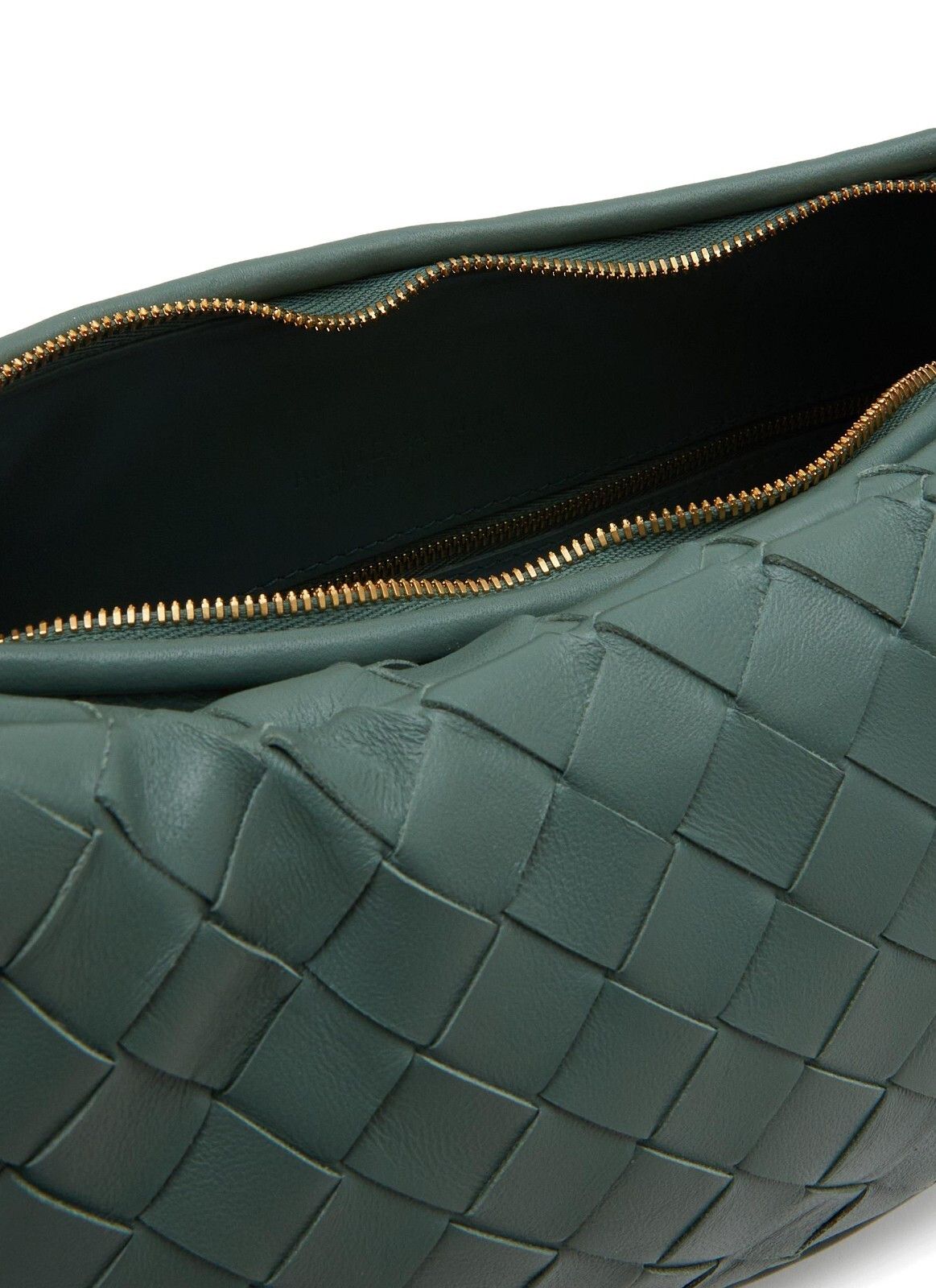 Bottega Veneta BV Gemelli Medium Emerald Leather Shoulder Bag Size ONE SIZE - 3 Thumbnail