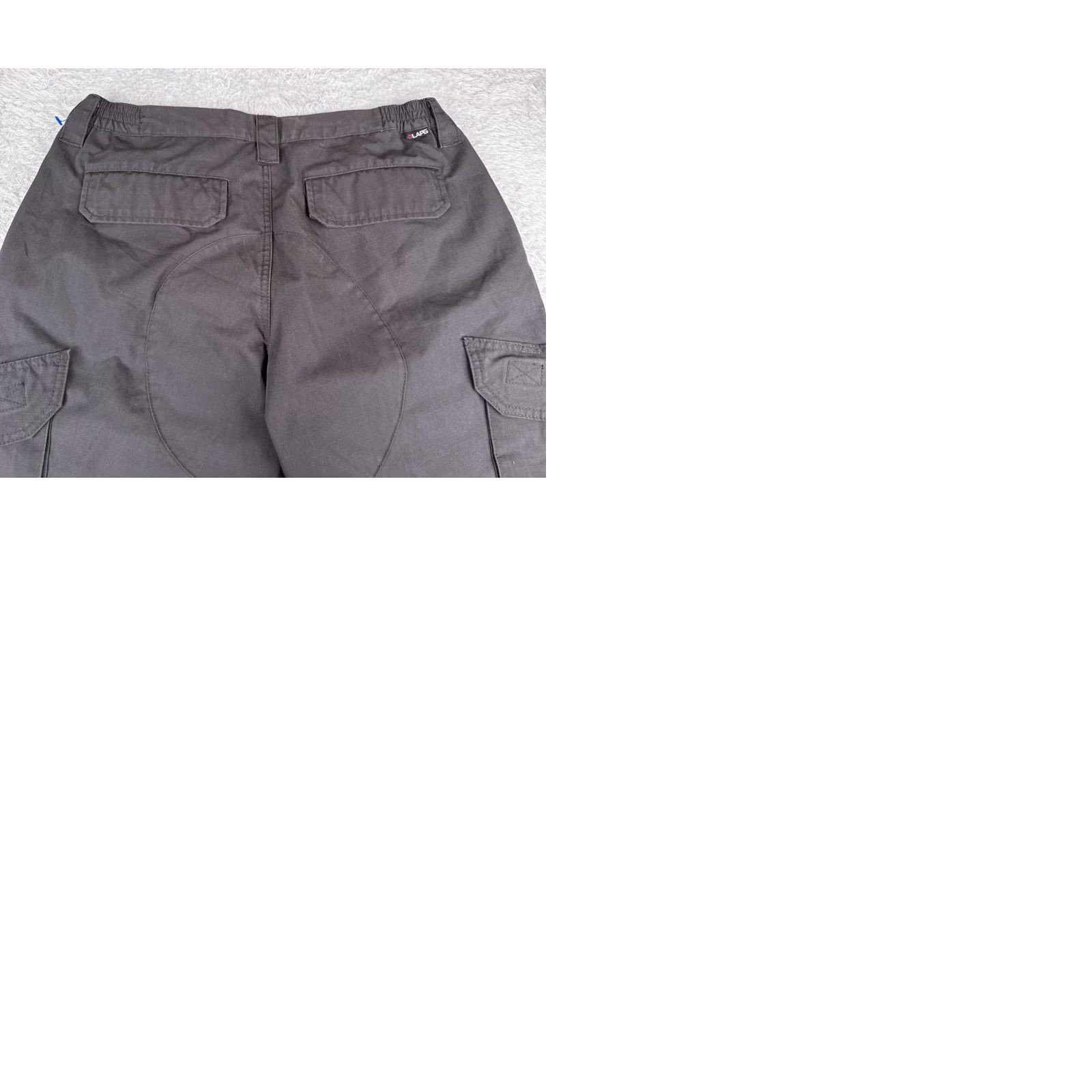 Vintage LAPG Pants Cargo Women 12 Gray Rip-Stop Straight Leg EMT LEO 34x29 Casual Workwear Size 34" / US 12 / IT 48 - 10 Thumbnail